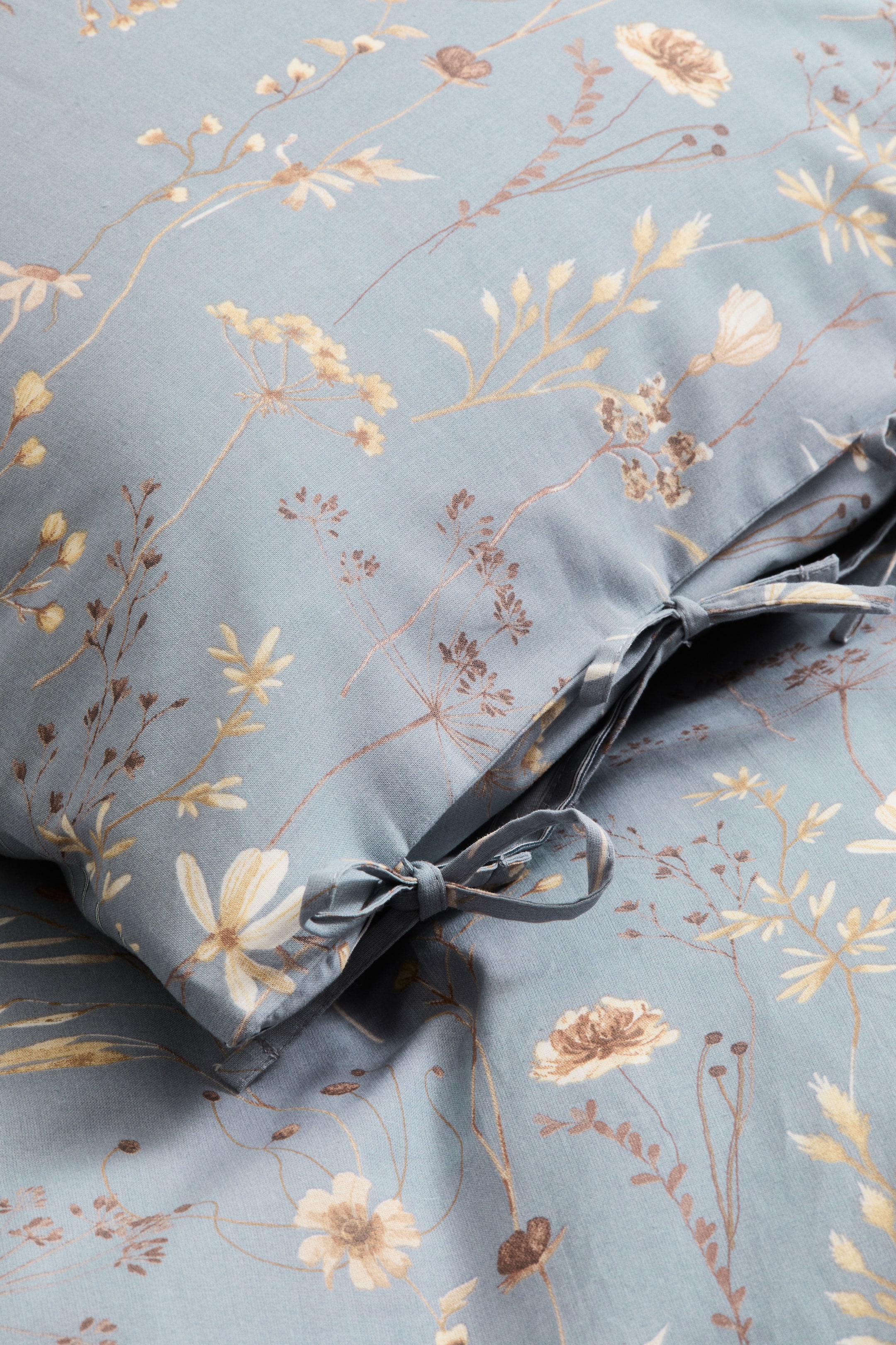 Floral-Print Twin Duvet Cover Set