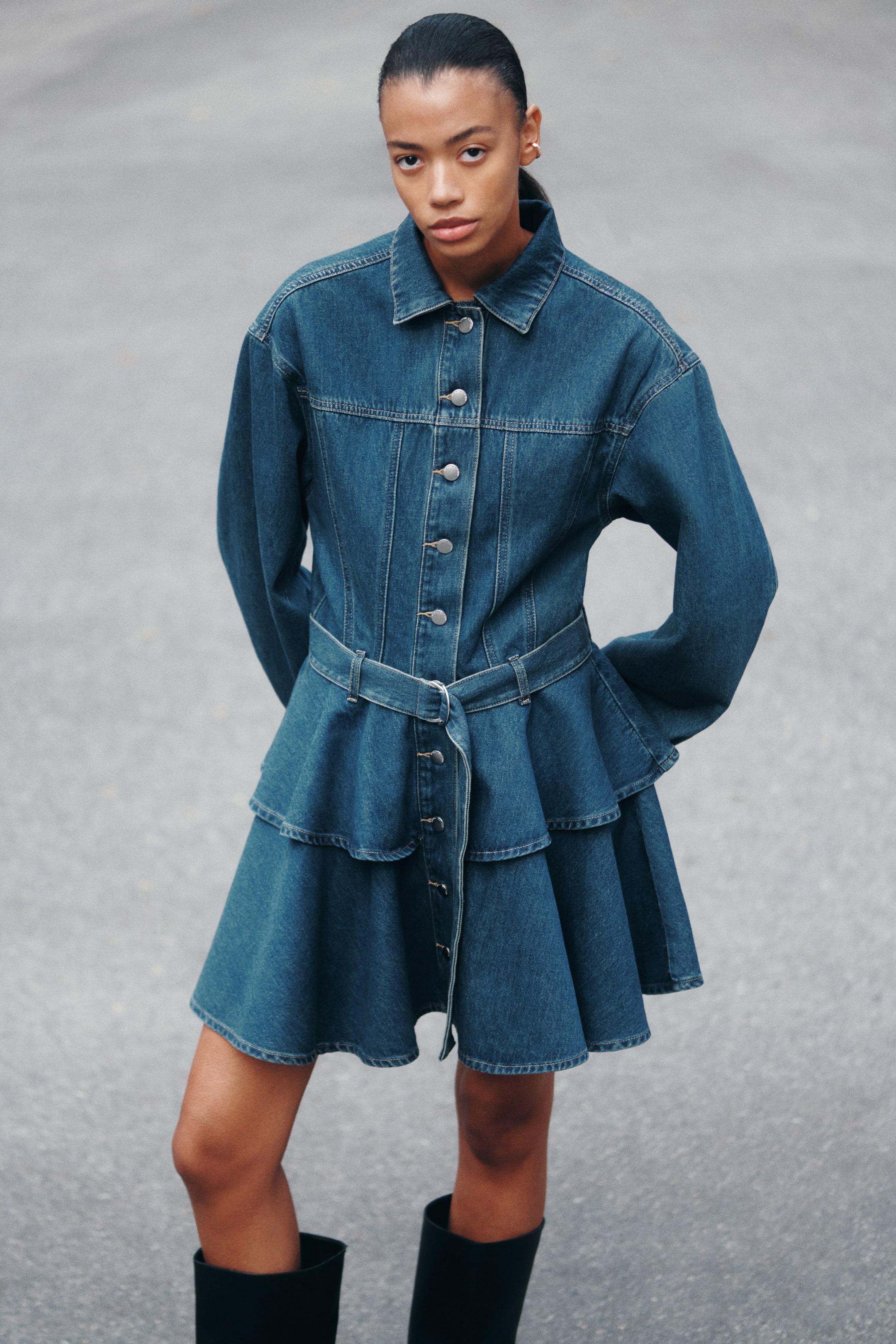 Denim Shirt Dress