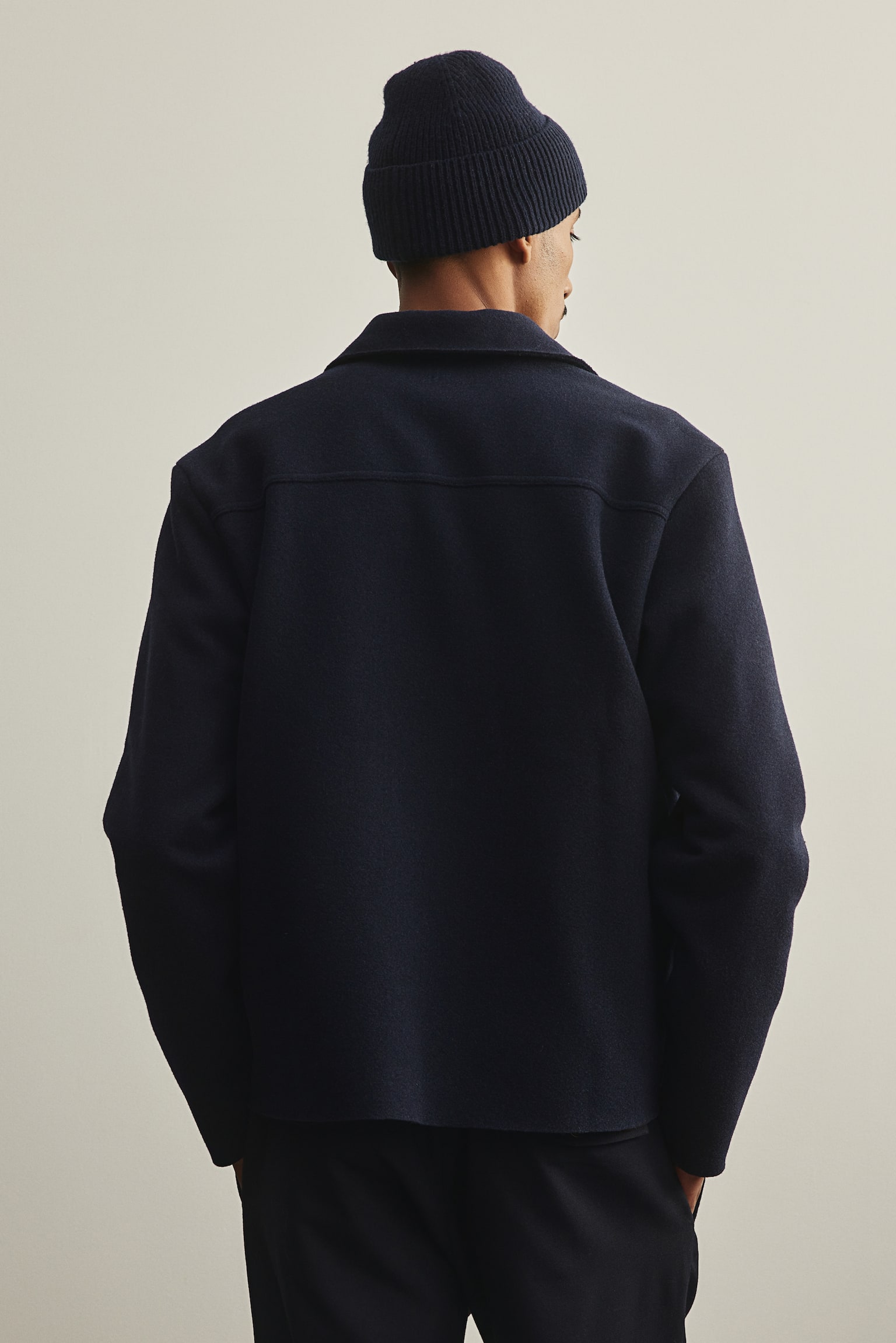 Regular Fit Zip-through jacket - Navy blue/Dark grey - 6