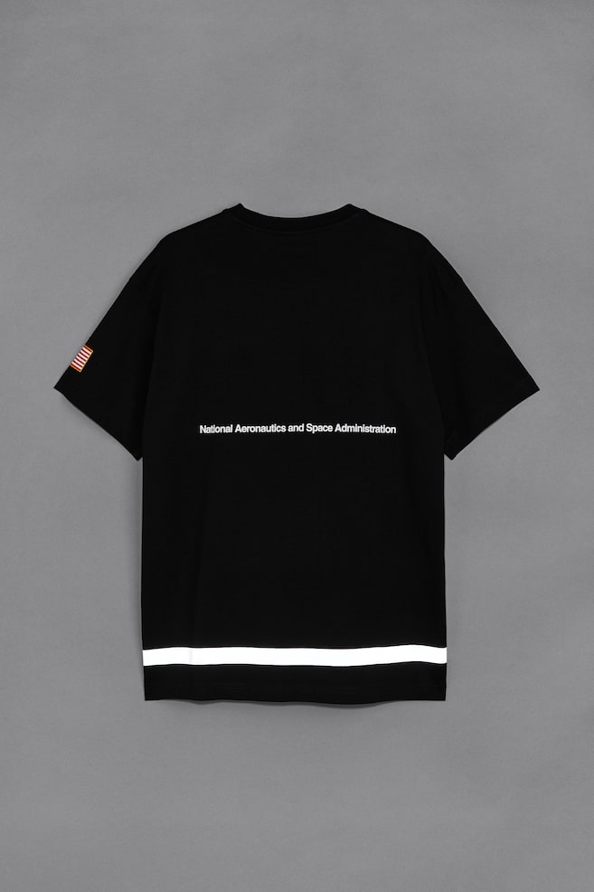 T-shirt Loose Fit - Noir/NASA - 5