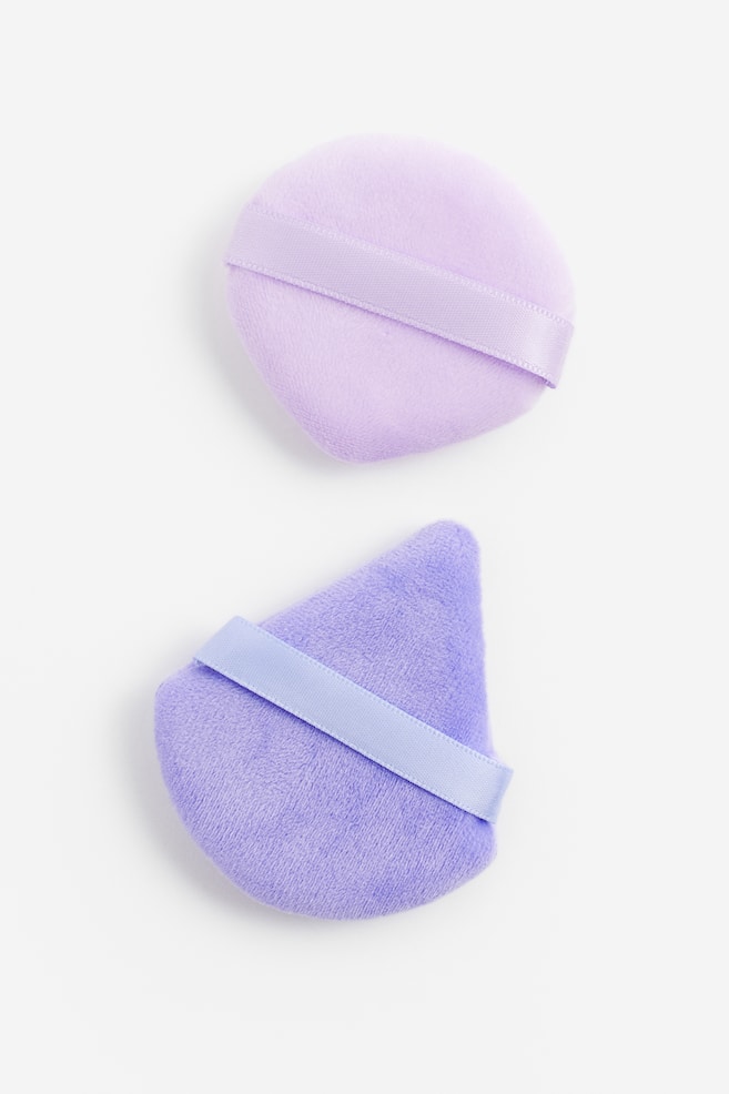 2-pack powder puffs - Light purple/Purple - 1