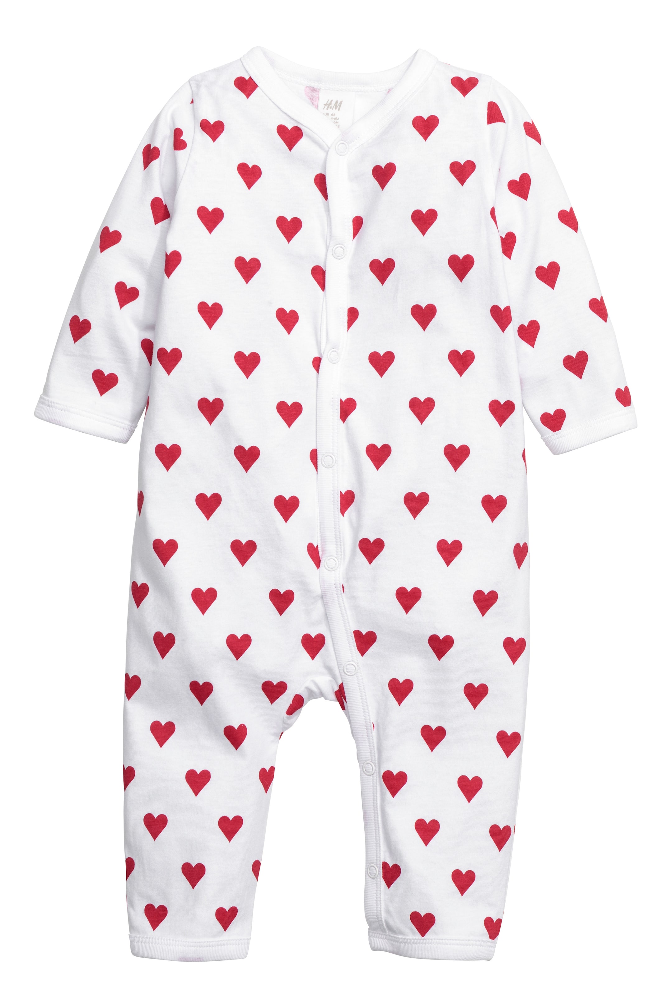 Agrandir l'image: Pyjama en jersey - Blanc/cœur - ENFANT | H&M FR 1