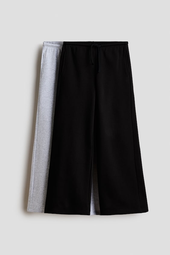 Детские брюки H&M 2-Pack Brushed-Inside Joggers