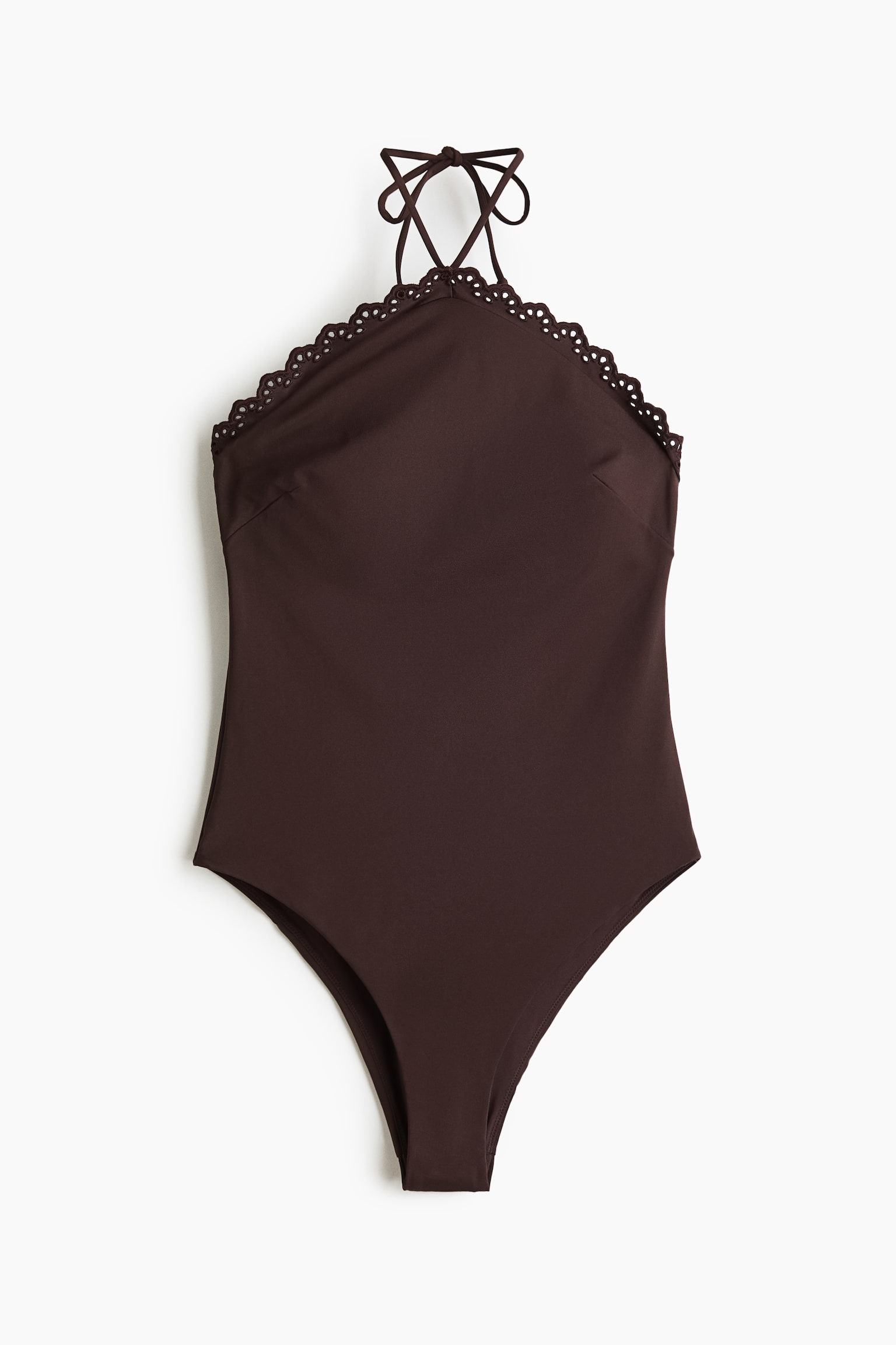 Traje de baño de cuello halter con relleno - 2