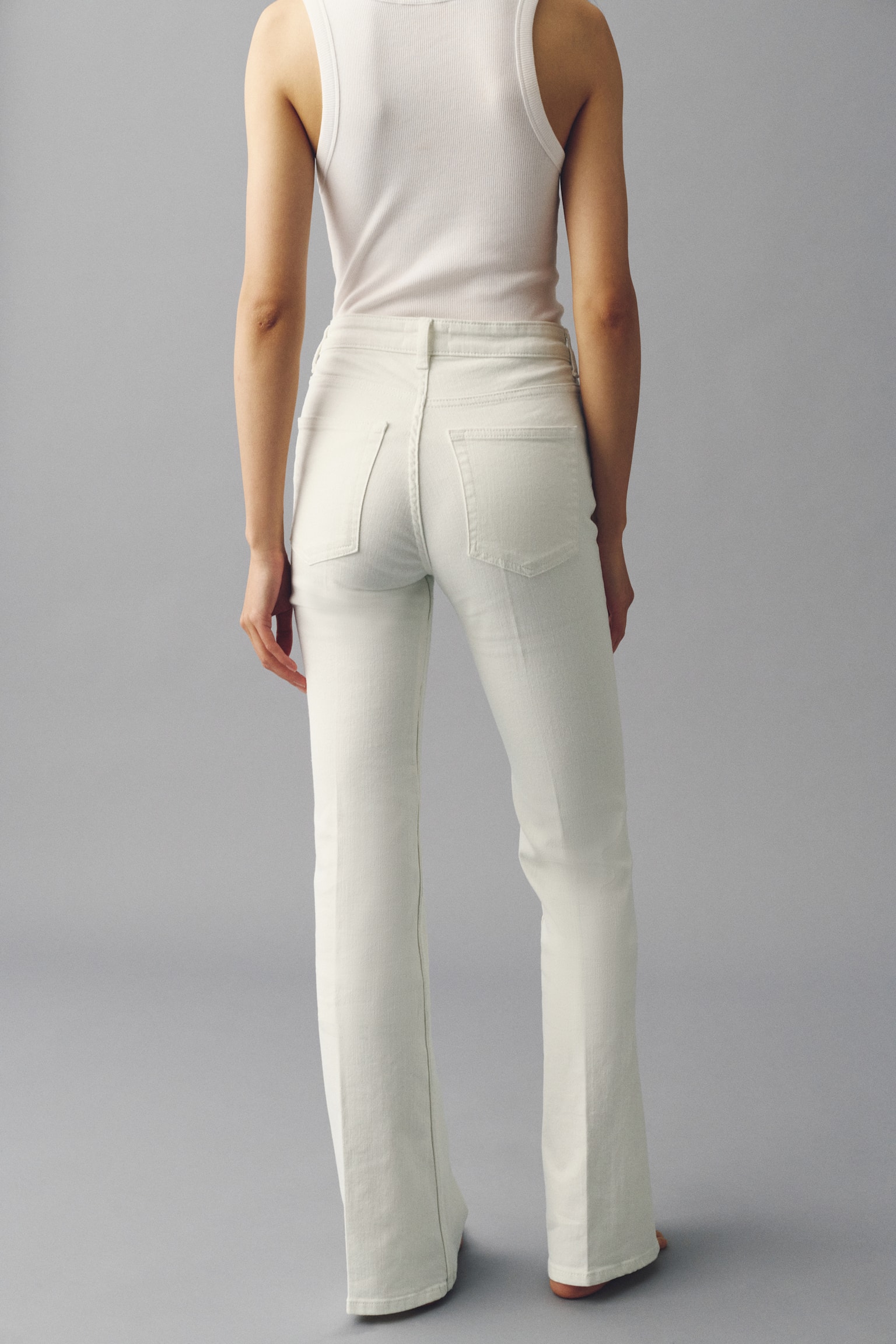 Flared High Jeans - Bela/Tamna teksas plava/Tamnosiva/Teksas plava/Teksas plava/Teksas plava/Teksas plava/Svetla teksas plava - 7