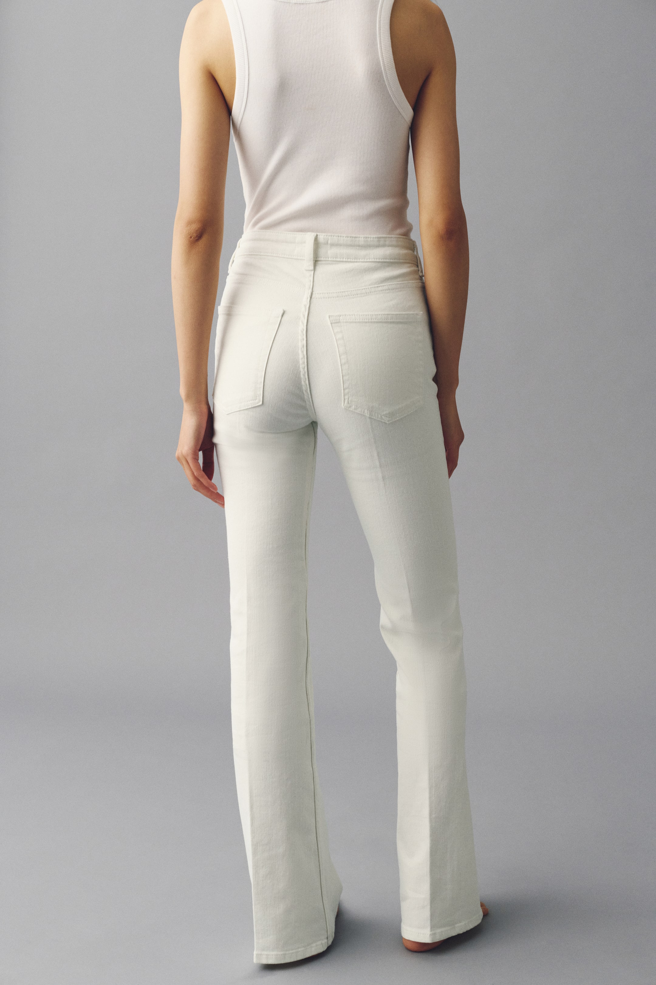 Prikaži veću sliku: Flared High Jeans - Bela - Ladies | H&M RS 4