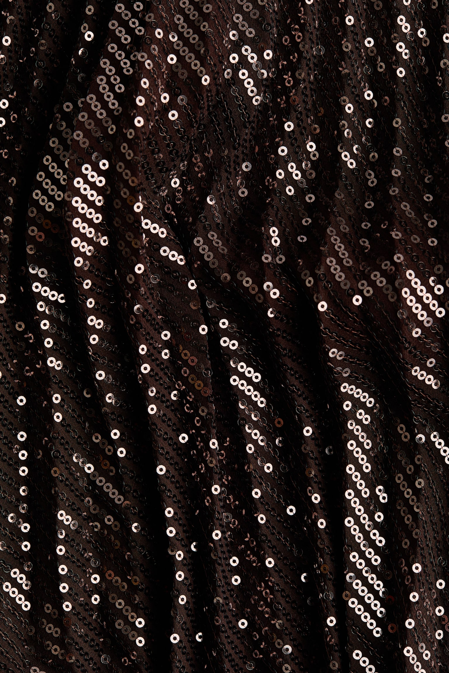 Plisirana suknja sa šljokicama - Tamnosmeđa/Crna/Siva/srebrna boja - 7