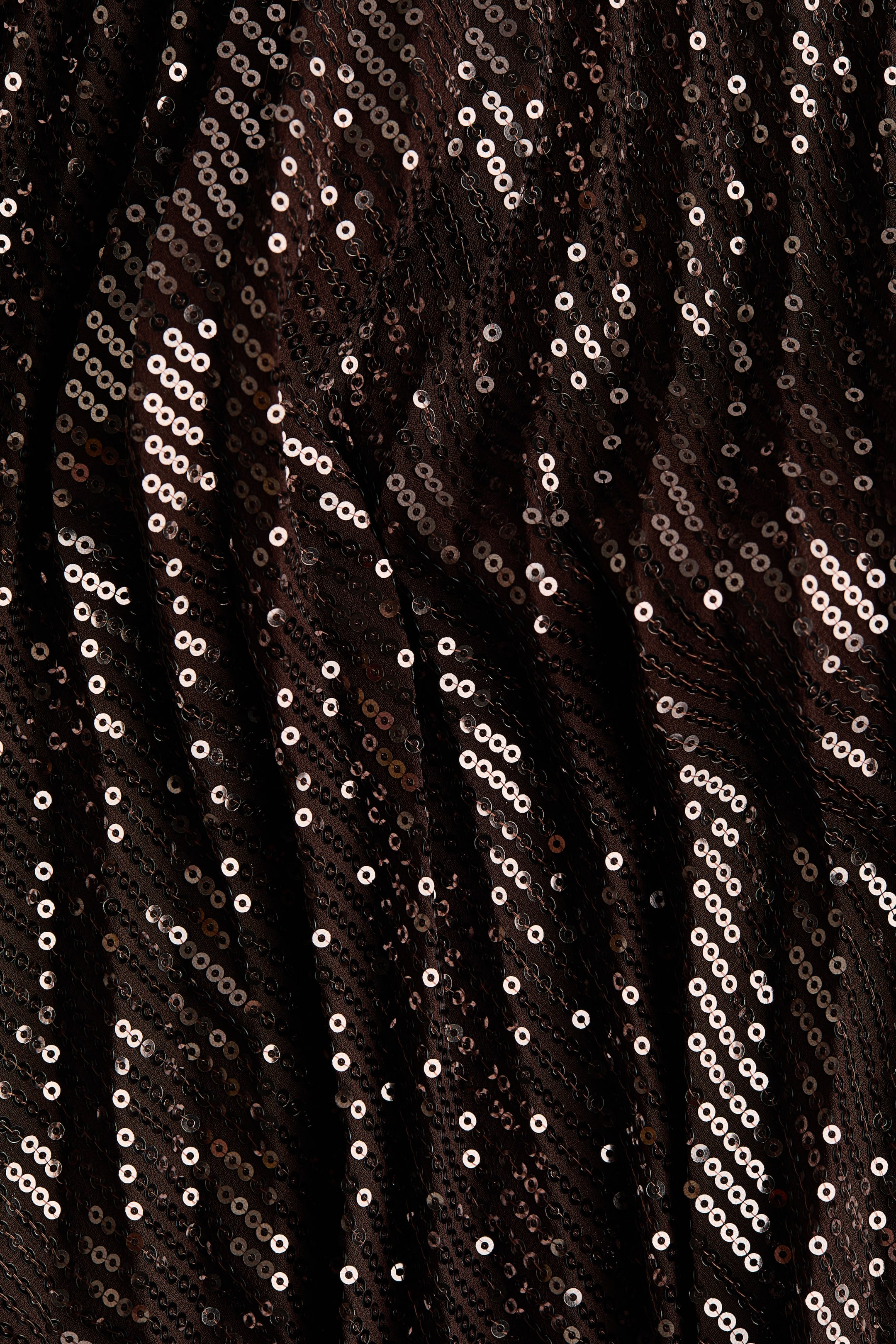 Visualizza immagine più grande: Gonna plissettata con paillettes - Marrone scuro - DONNA | H&M IT 7