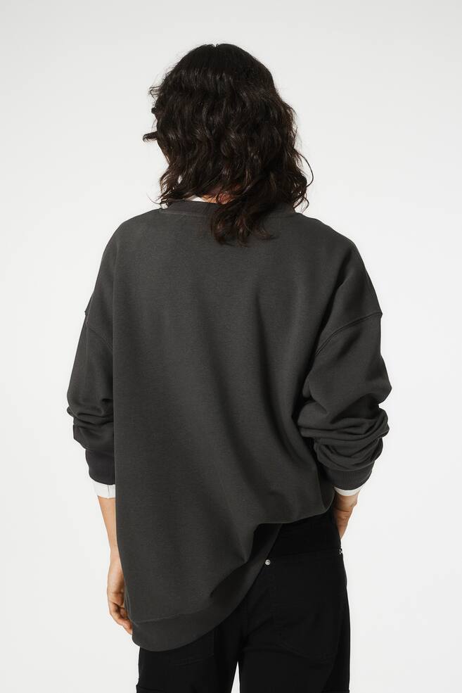 Printed sweatshirt - Dark grey/Paris/Light grey marl/Boston - 4