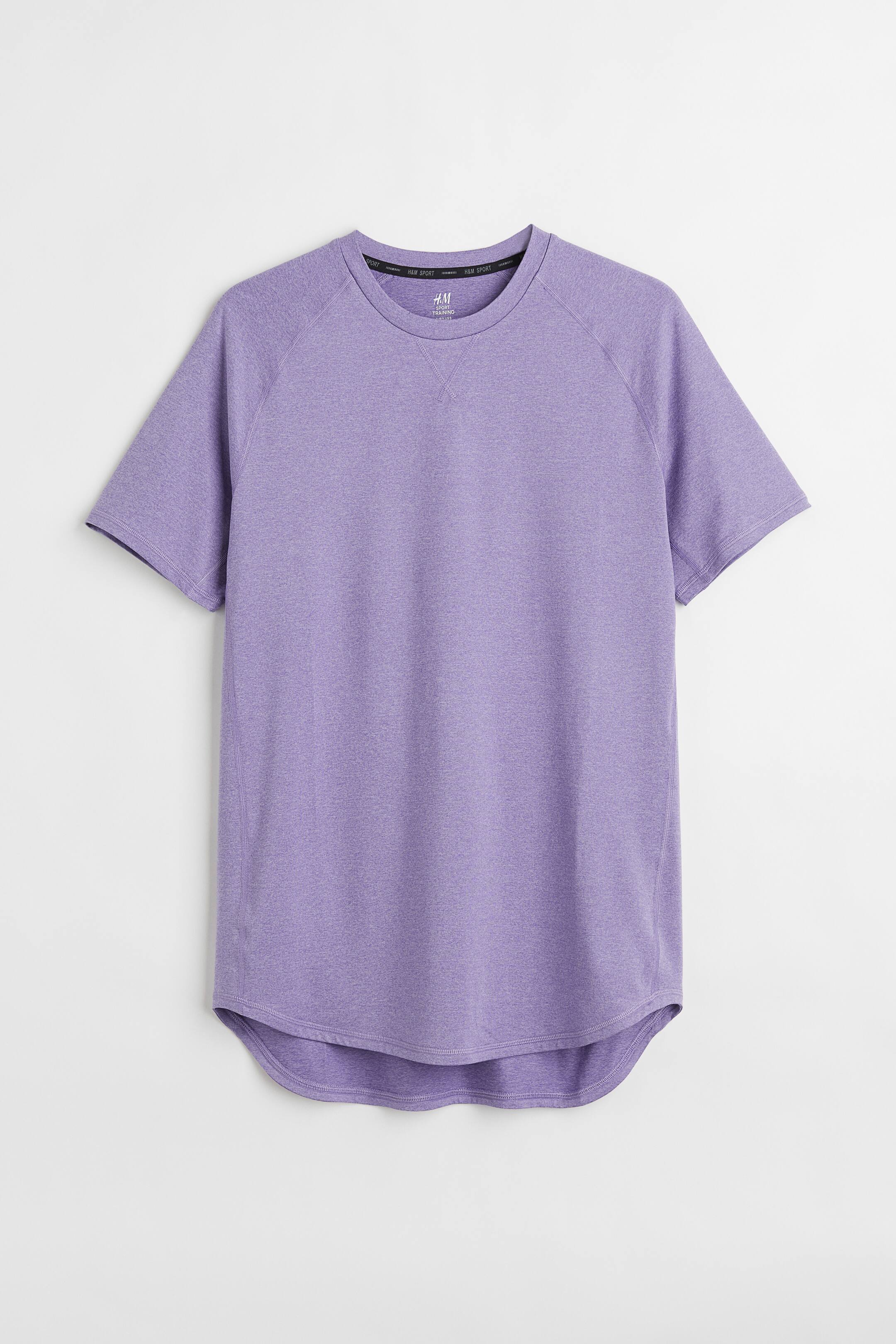 View larger image: Sports top in DryMove™ - Purple marl - Men | H&M 1
