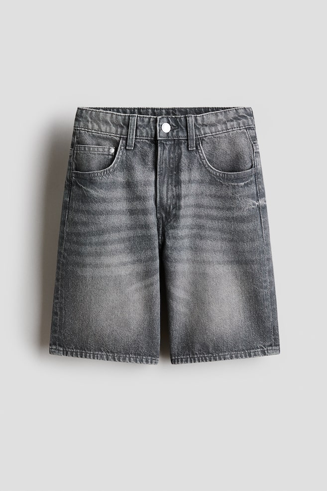 Shorts Baggy Fit en denim - Gris oscuro/Gris denim oscuro/Azul denim claro/Azul denim claro/Azul denim claro - 1