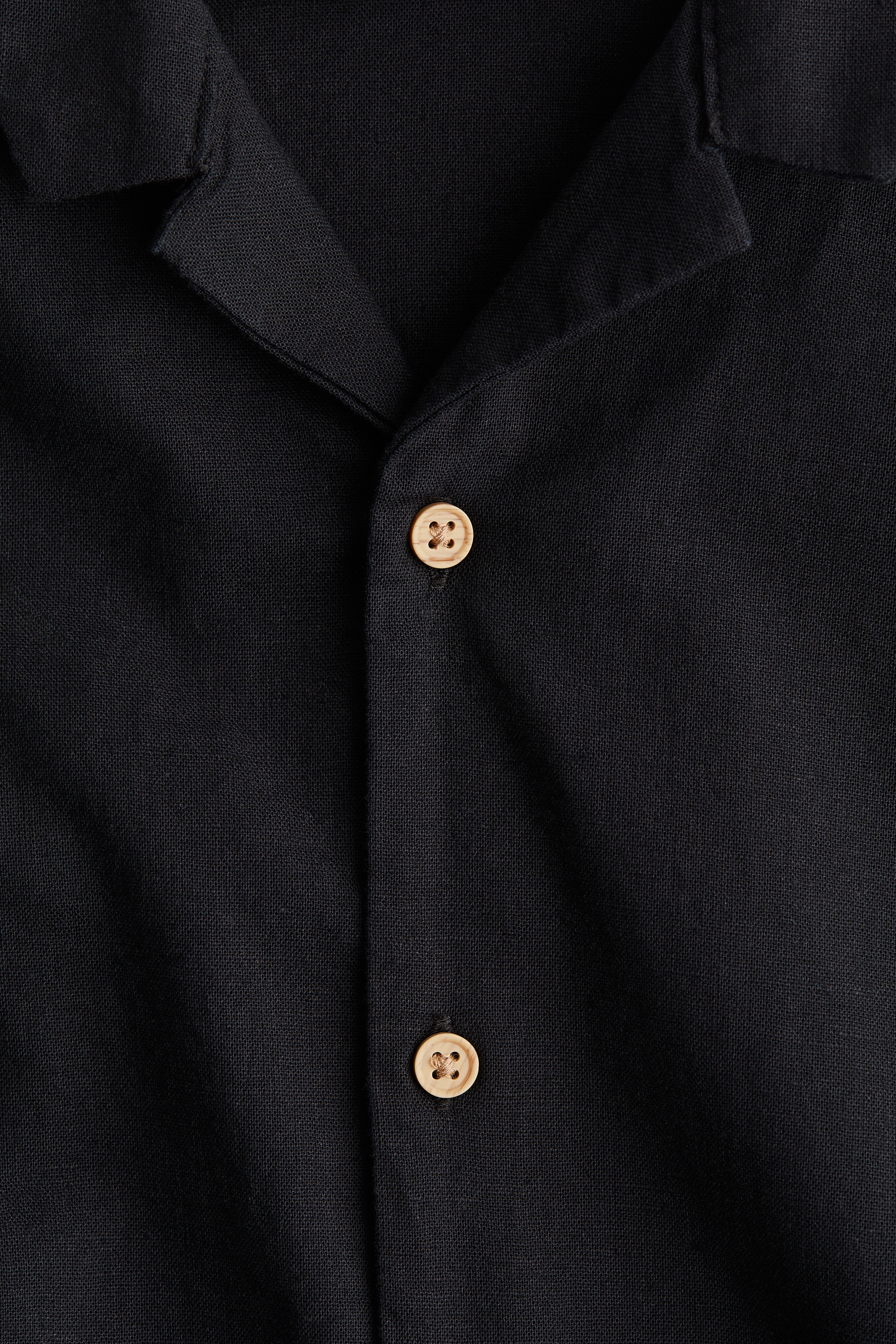 linen-blend resort shirt-image