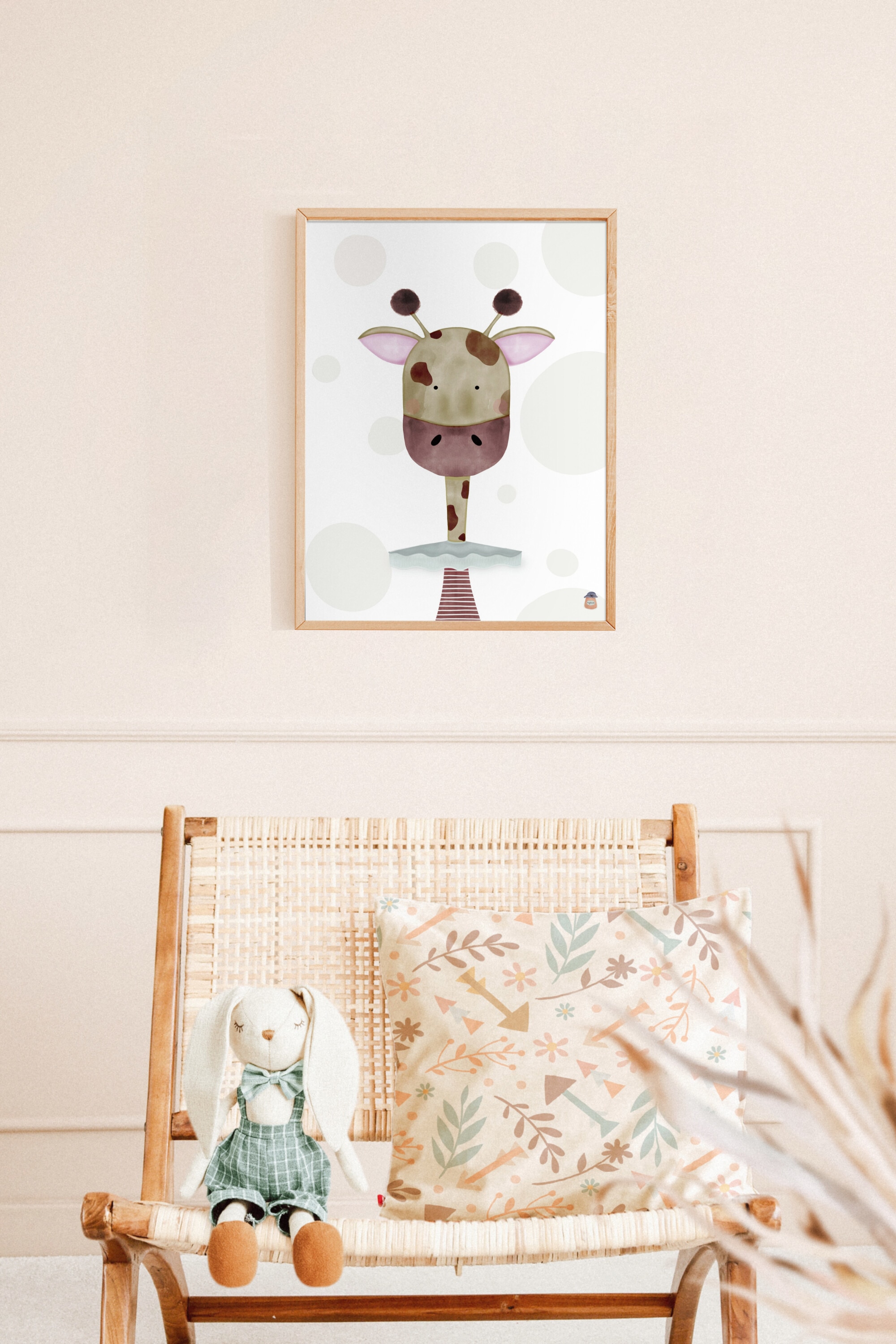 Magnelade - Gitte Giraf - Mehrfarbig