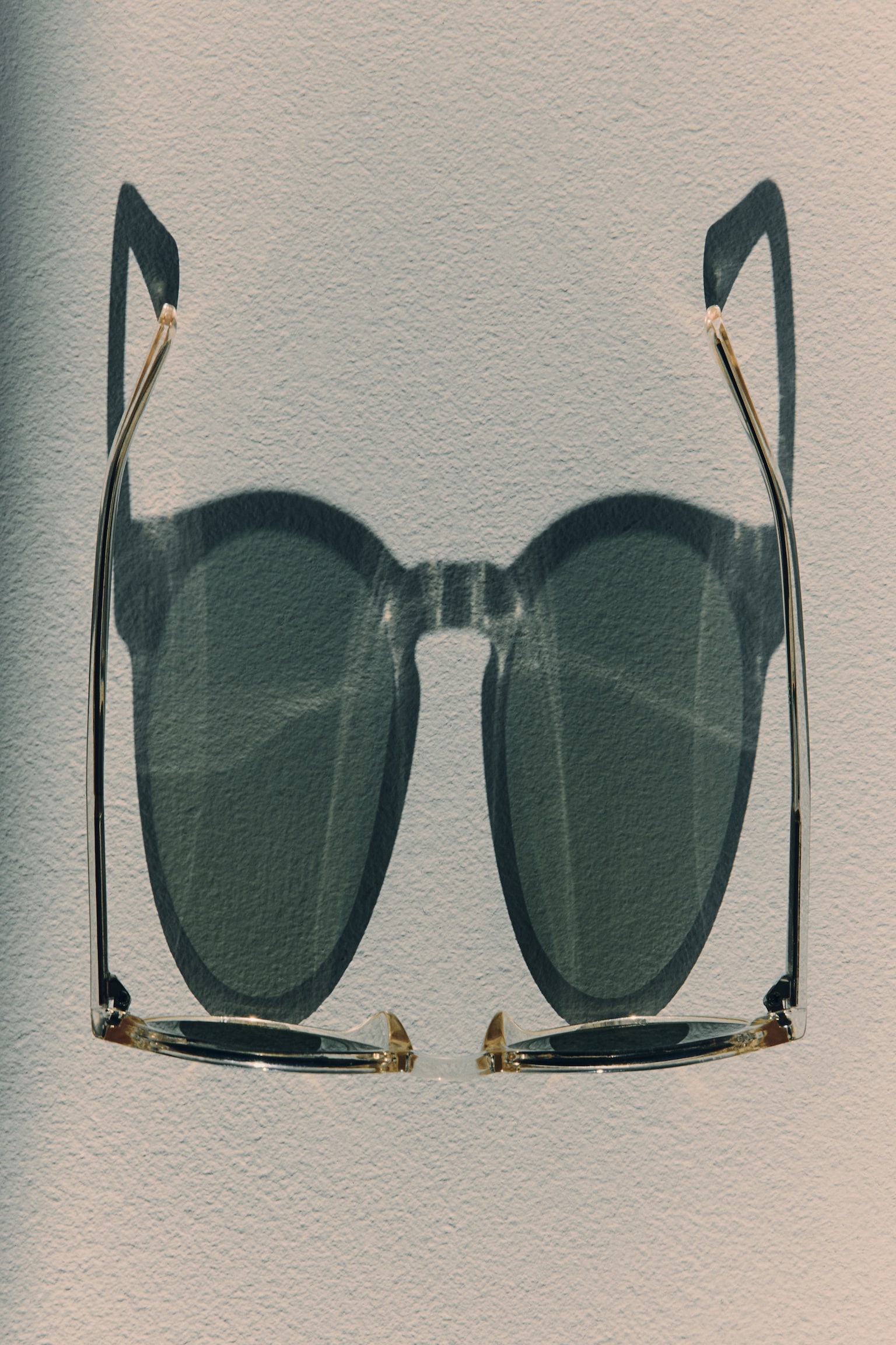 Round sunglasses - Transparent - 1