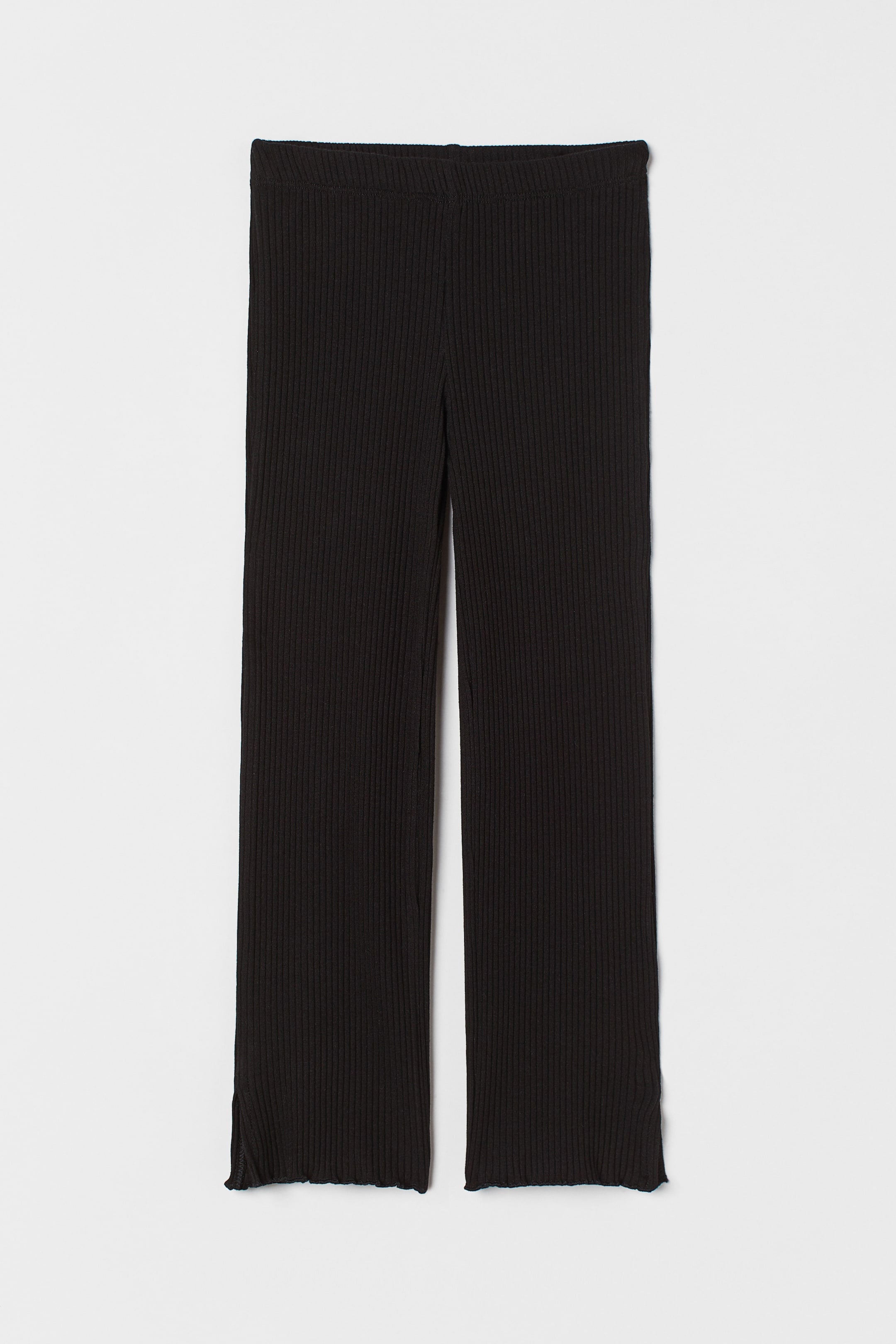 View larger image: Ribbed trousers - Black - Kids | H&M GB 1
