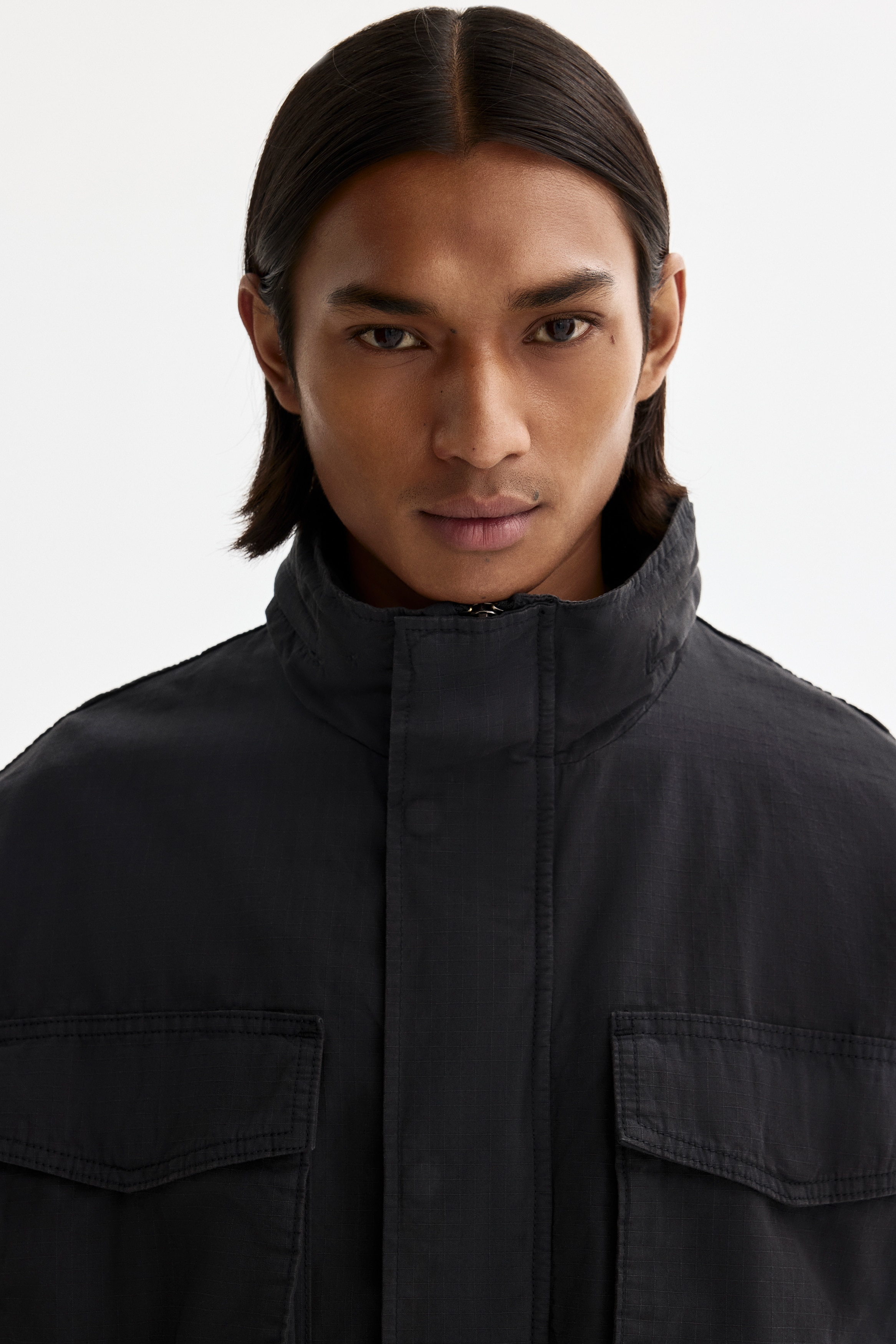 Men's Black Cargo Jacket | H&M CA