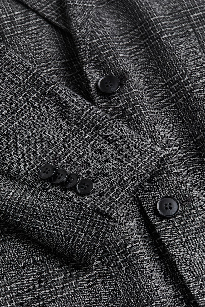 Regular Fit Jacket - Dark grey/Checked/Beige/Checked - 7