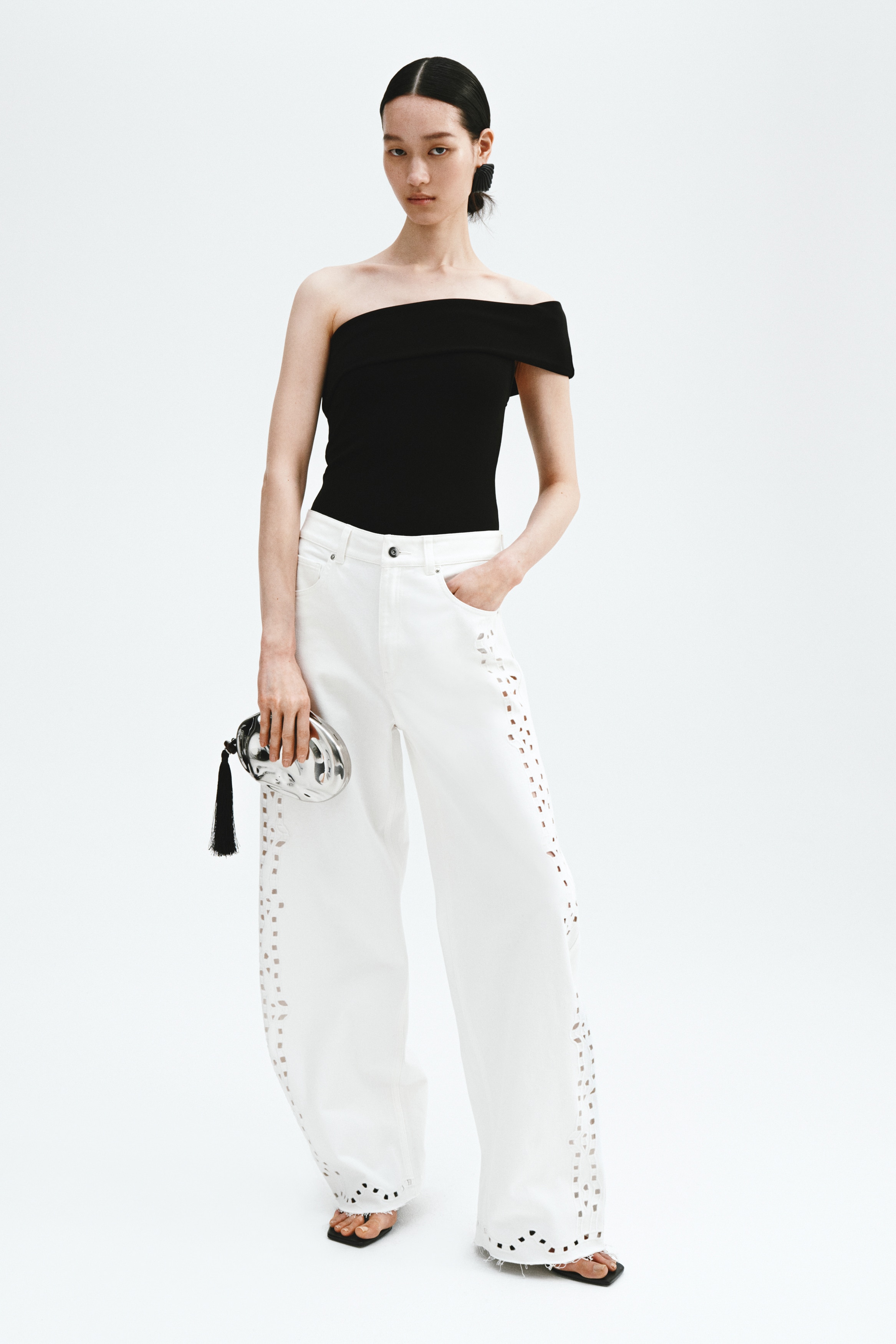 Off-the-Shoulder Thong Bodysuit from H&M - $19.99