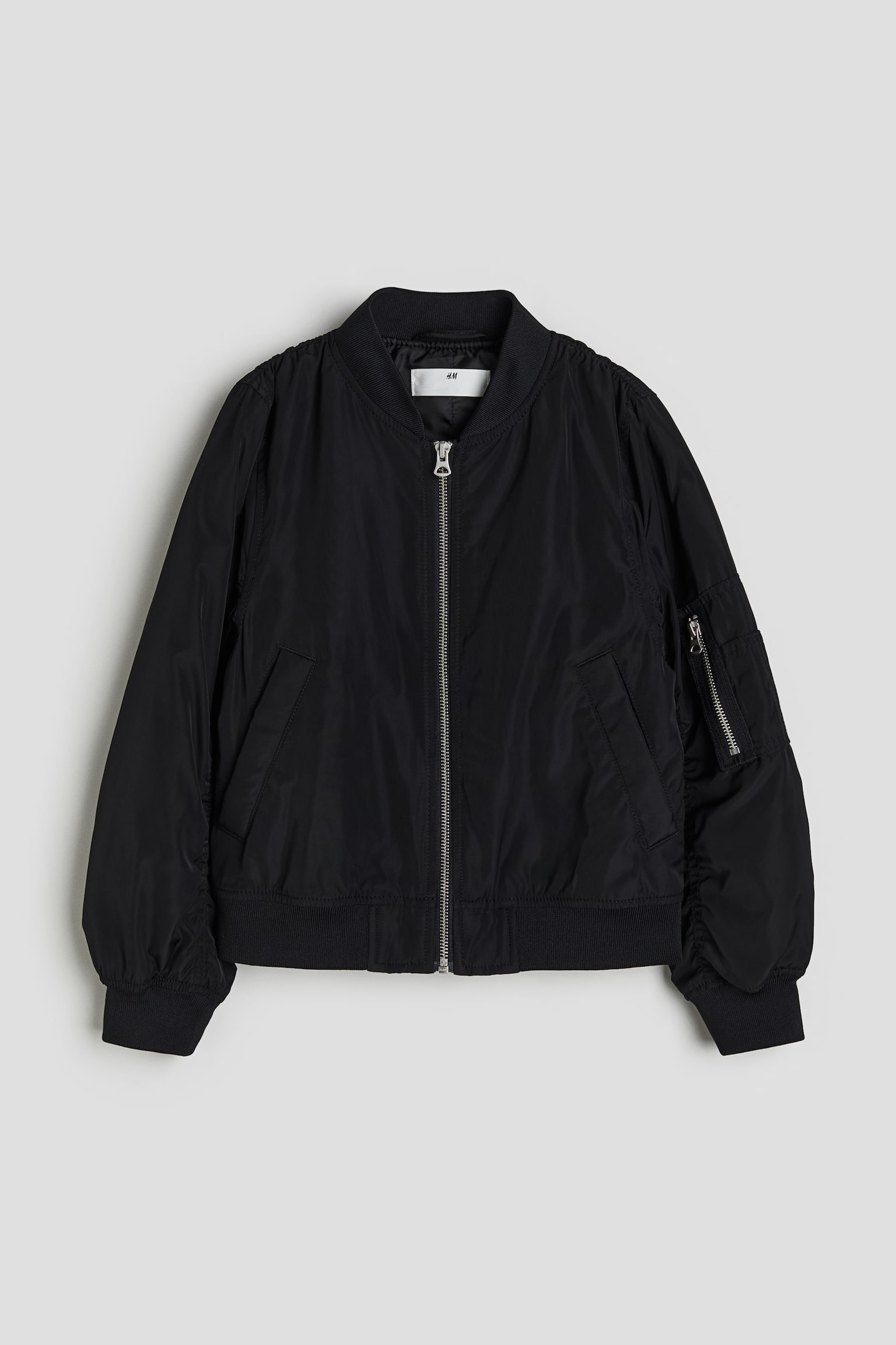 Bomber Jacket - Black - 1