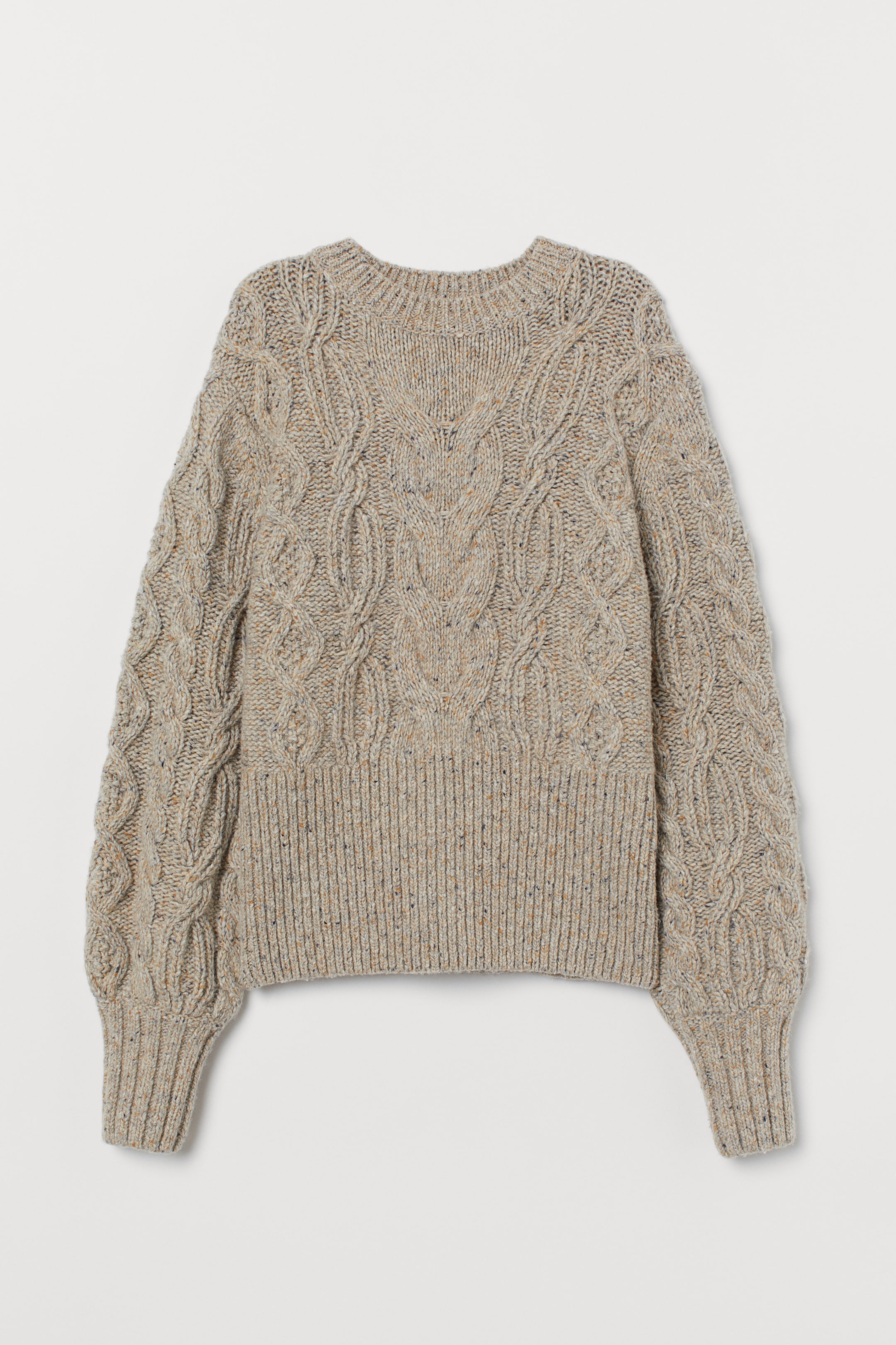 Agrandir l'image: Pull en laine mélangée - Beige chiné - FEMME | H&M CH 1