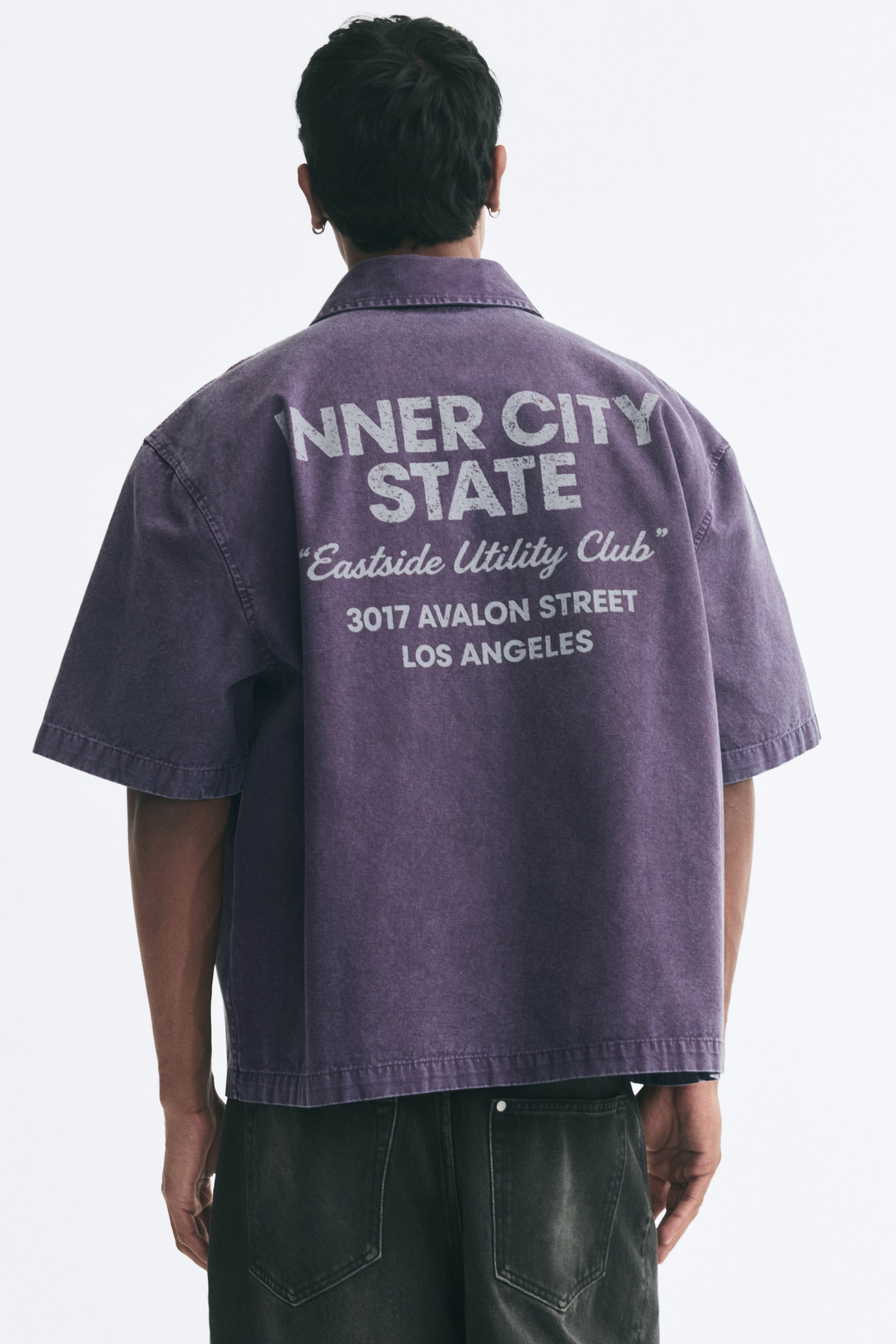 Relaxed-Fit Short-Sleeved Cotton Shirt