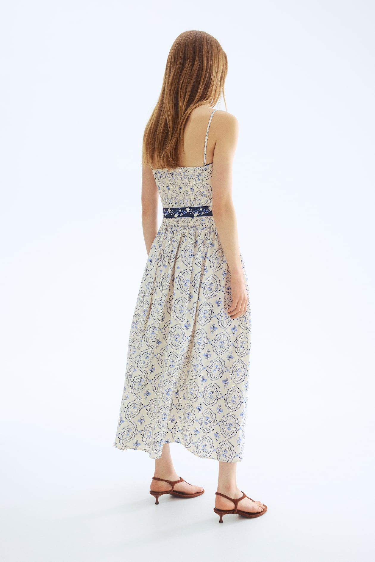 Tie-Belt Strappy Dress - image 3