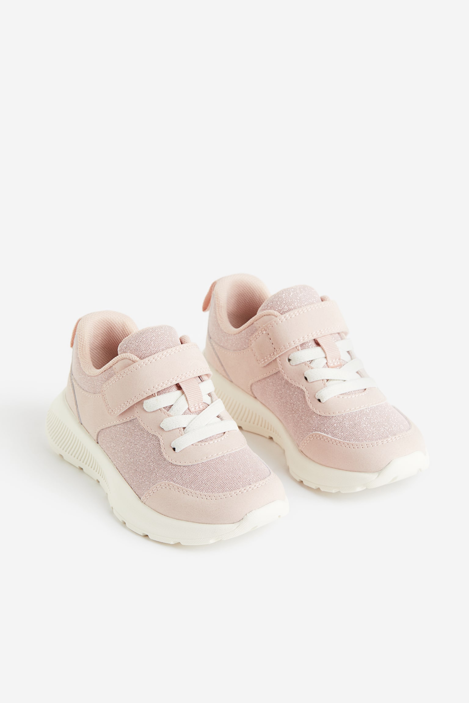 Lightweight Sole Sneakers - Dusty pink/Glittery/Light pink/Block colour - 1