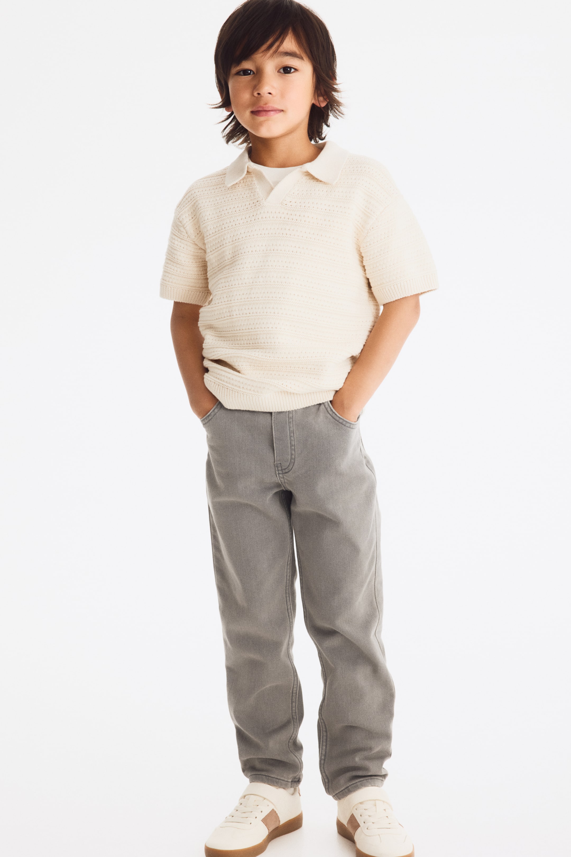 Cotton Denim Joggers