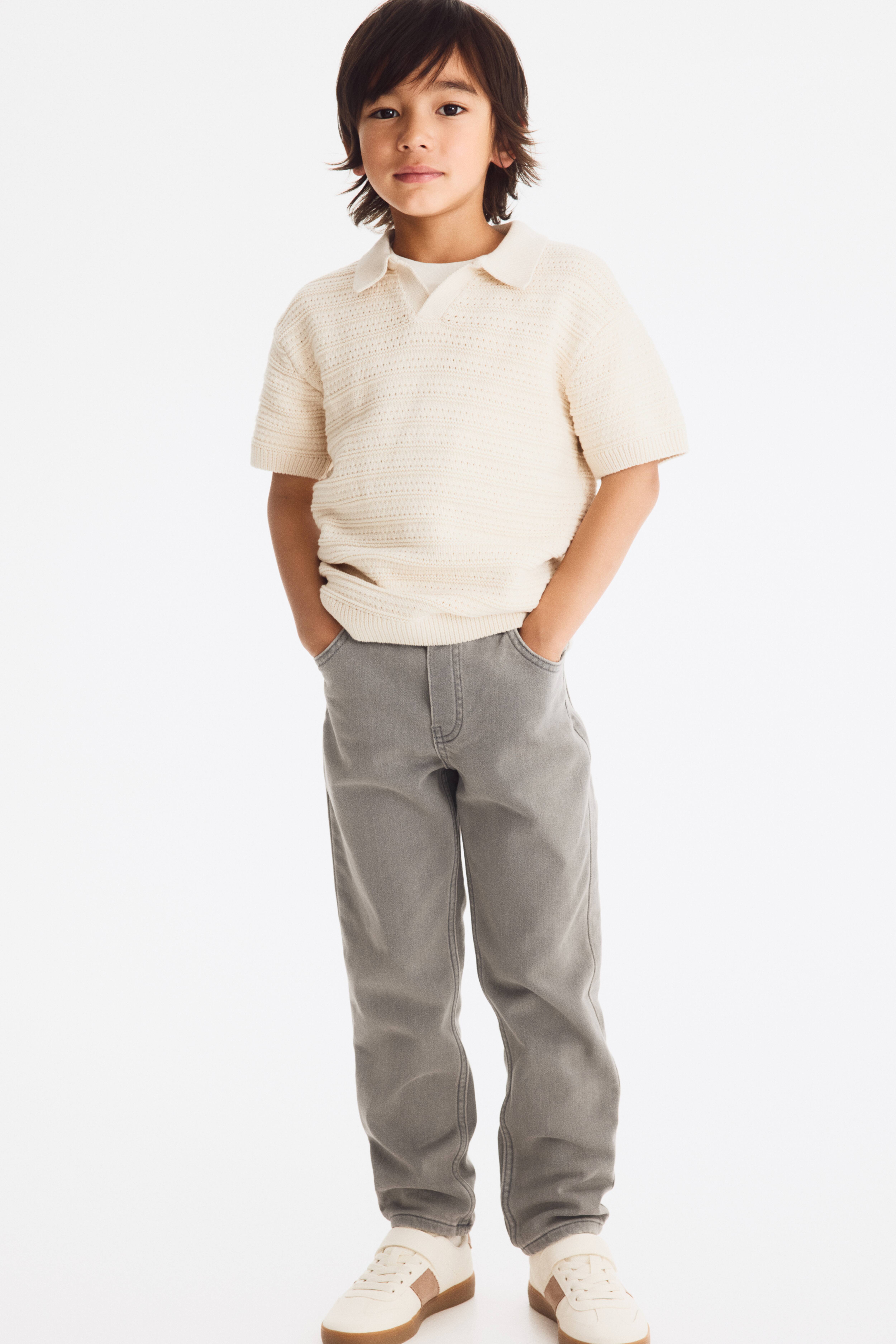 Cotton Denim Joggers