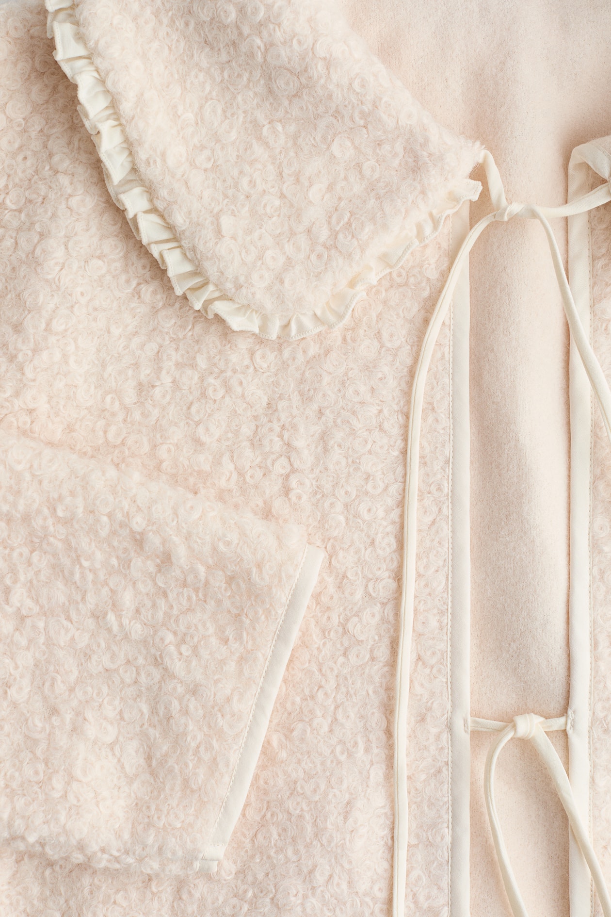 Boucle Cardigan with Collar - image 2