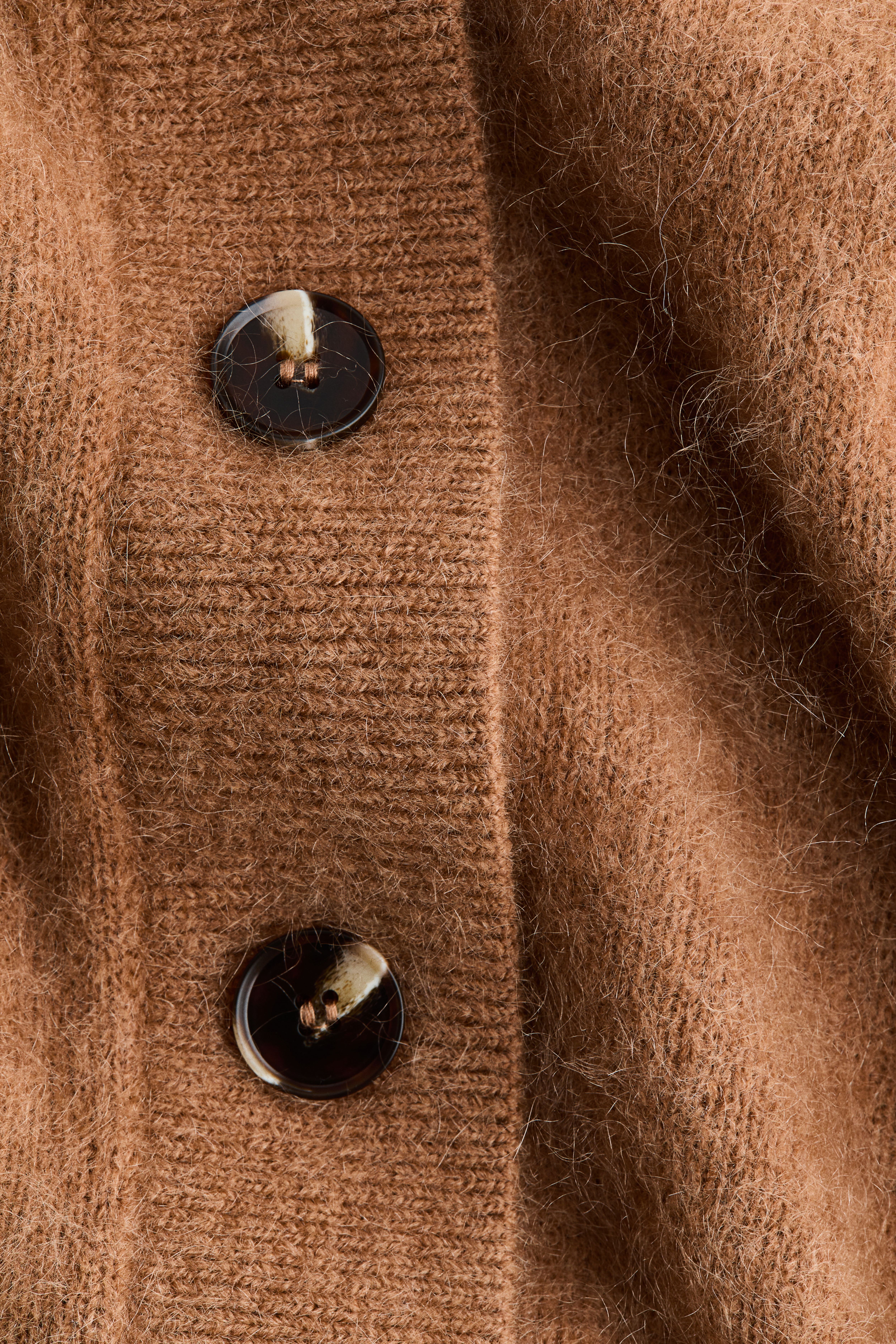 Oversized Mohair-Blend Cardigan