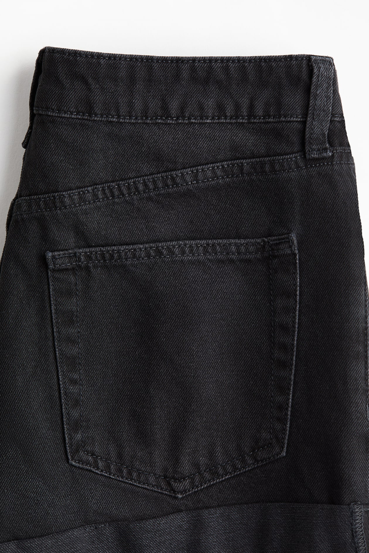 High-Waist Denim Shorts - image 4