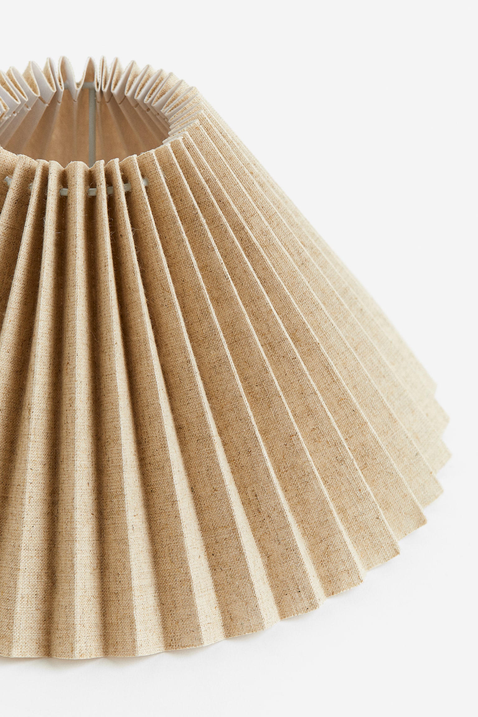 Pleated lamp shade - Beige/White/Dark beige/Dark orange/Light beige/Green - 3