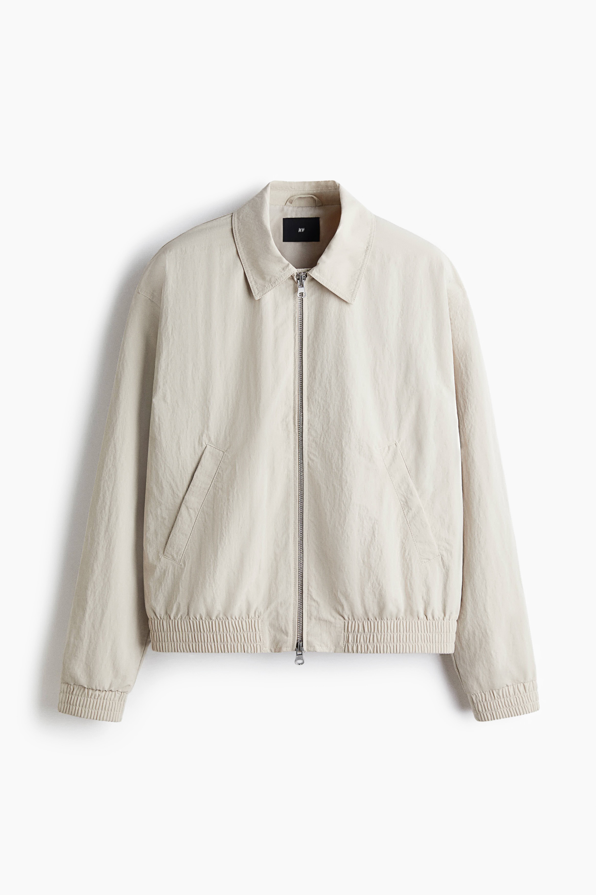 【美品】 2way dad jacket ベージュ Bomber Jacket with Collar - Beige - Men | H&M US