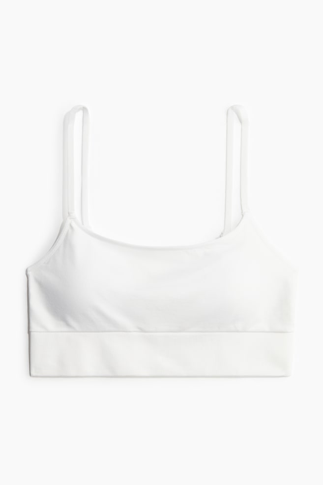 Seamless padded bralette - White/Beige/Black/Light beige/Dark beige/Rust brown/Light pink - 1