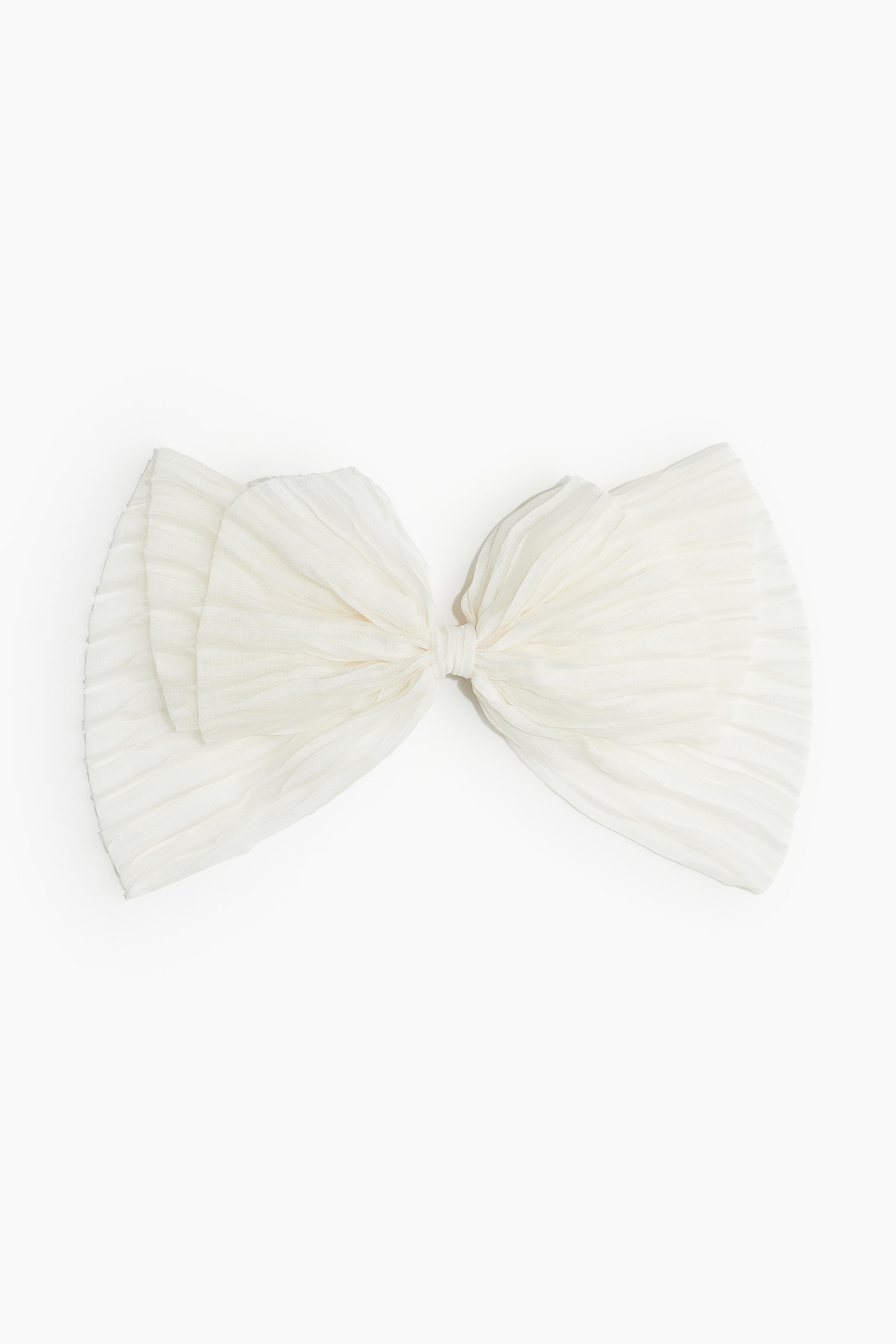 Hair Clip with Pleated Bow