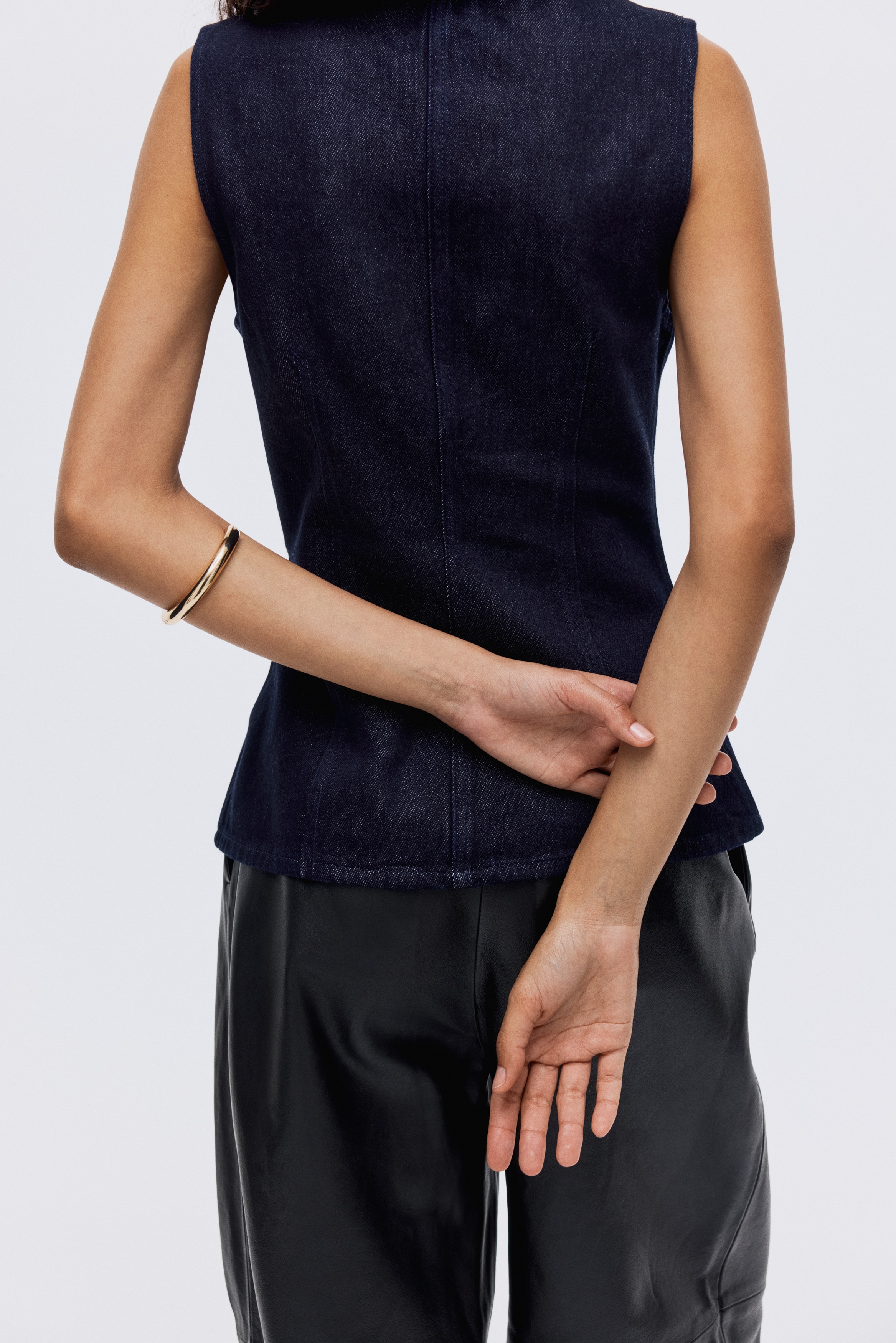 Denim waistcoat