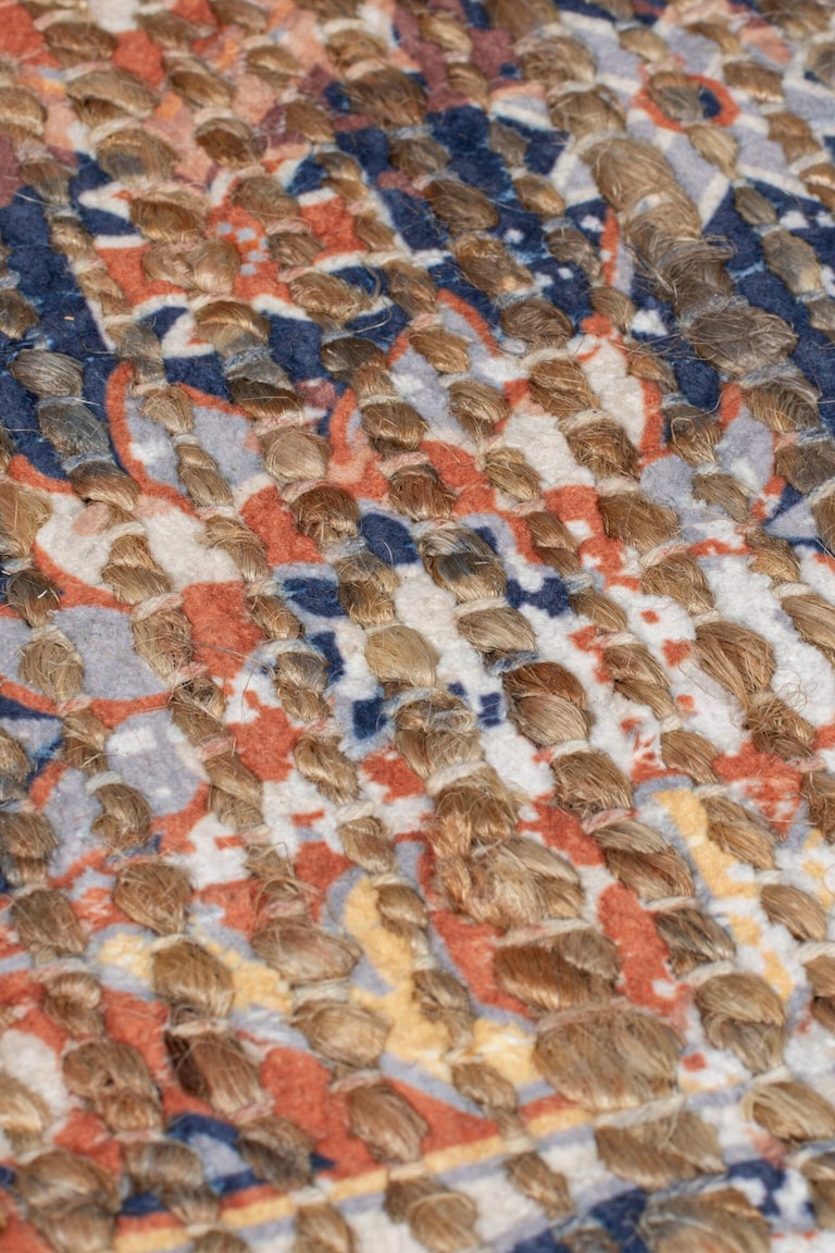 Tapete Vintage De Mistura De Juta Miley