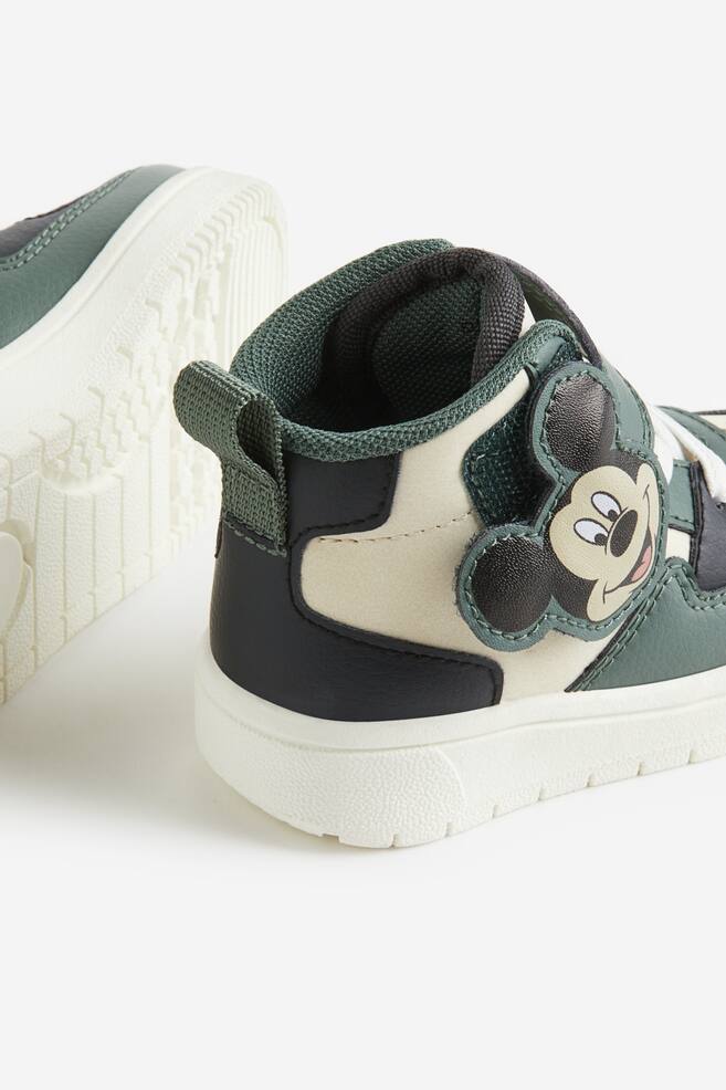 Hi-top trainers - Green/Mickey Mouse/Light pink/Minnie Mouse - 2