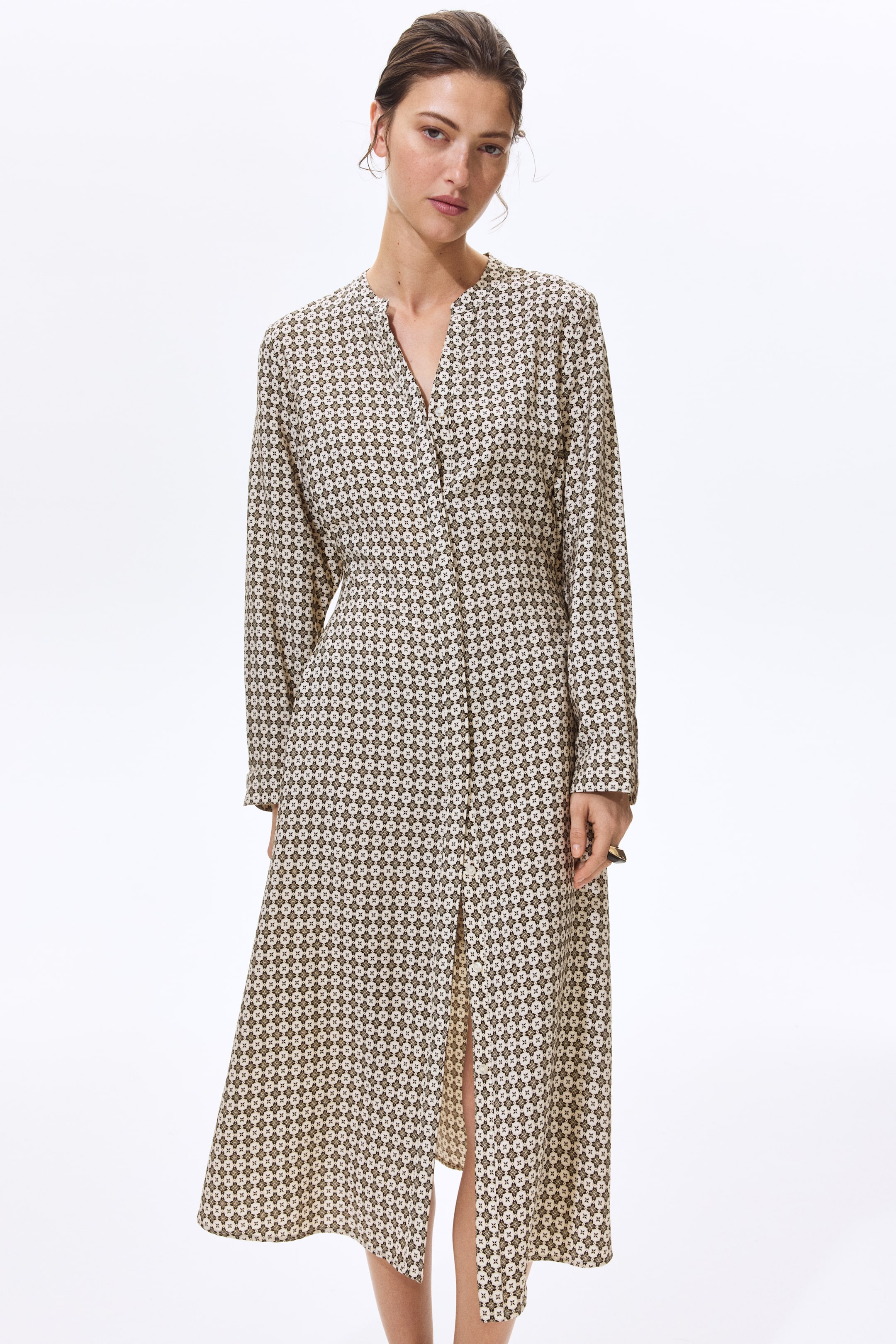 Tie-Belt Dress