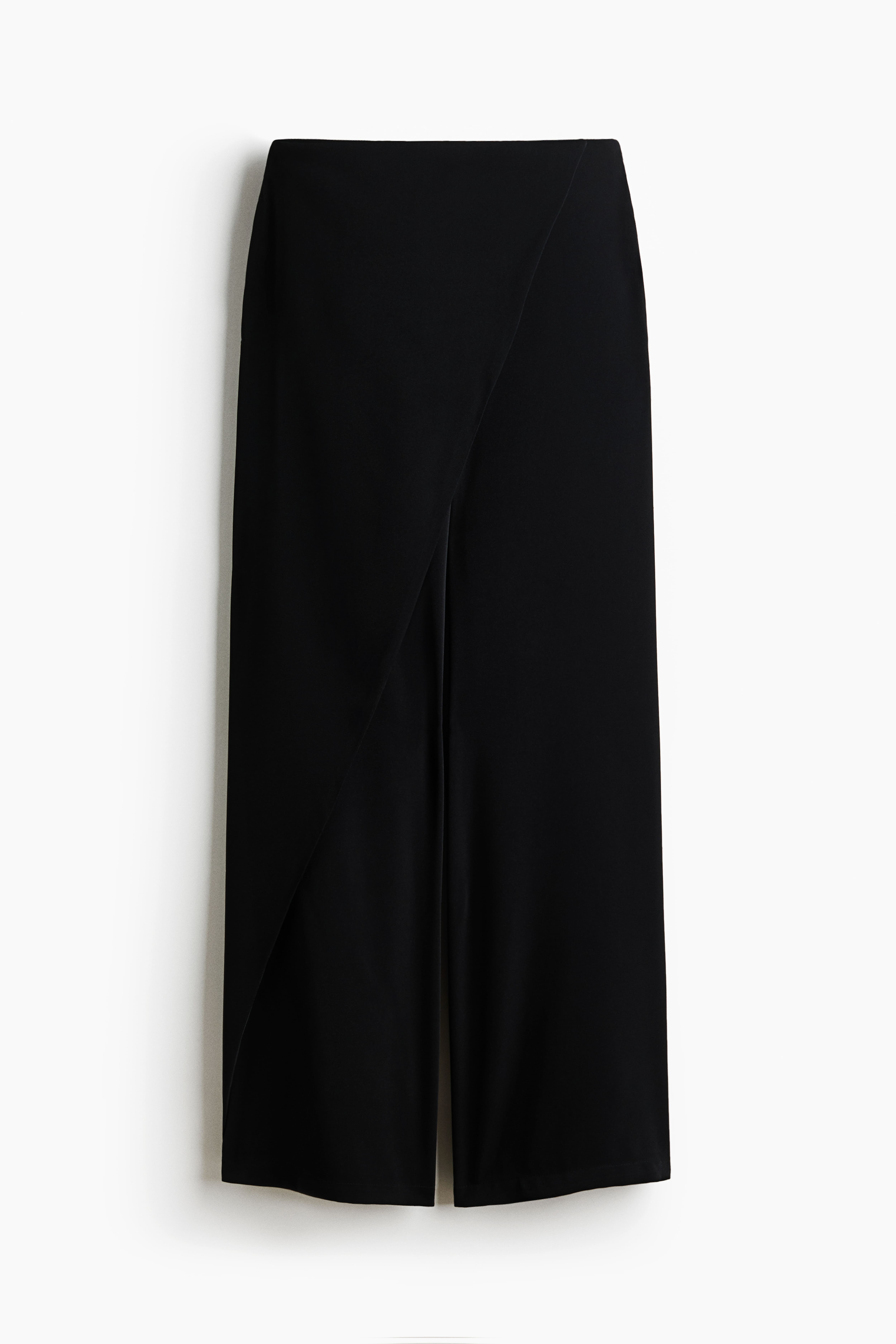 Wrap-Detail Twill Pants