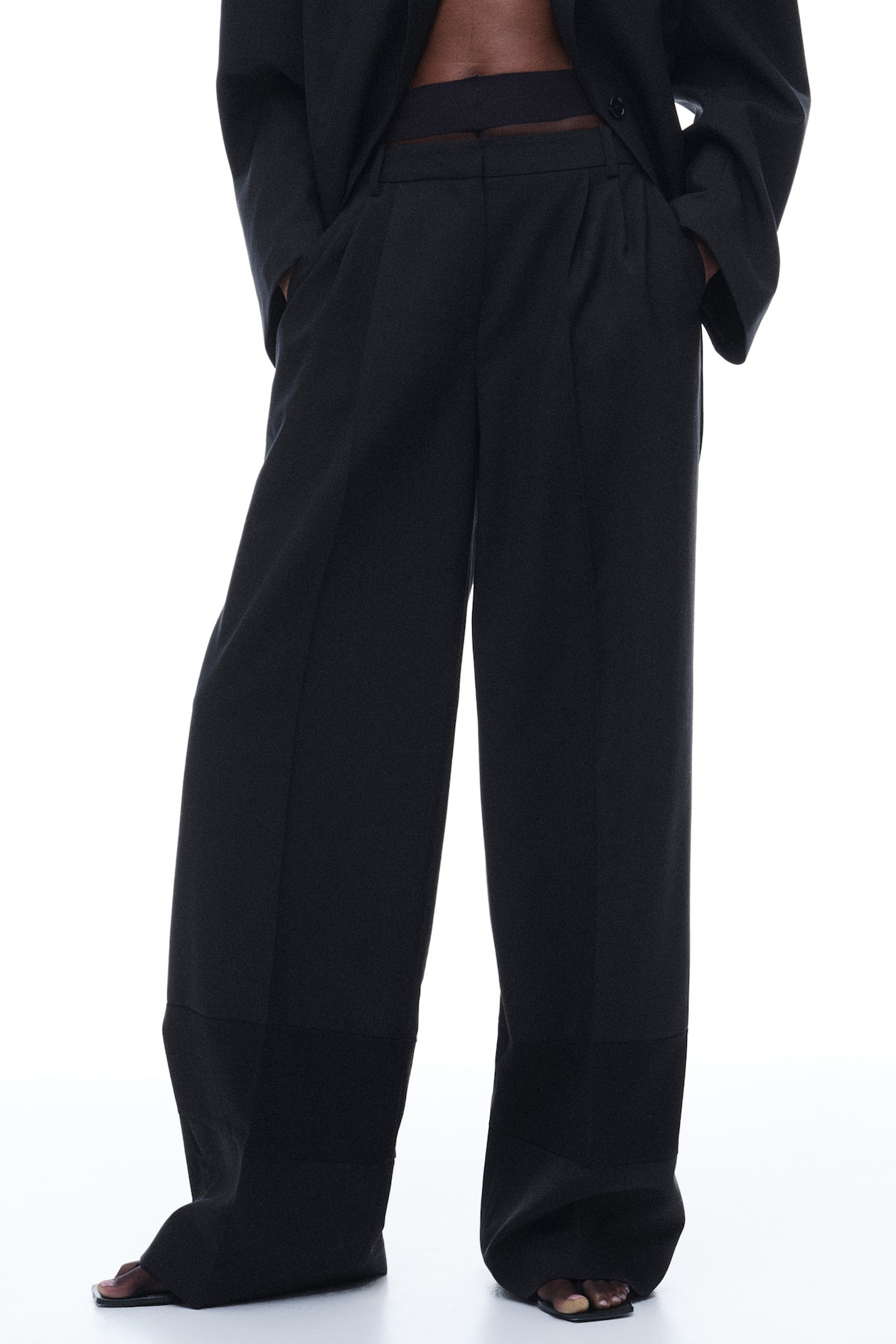 PANTALONS ÉLÉGANTS EN PURE LAINE SUR MESURE
