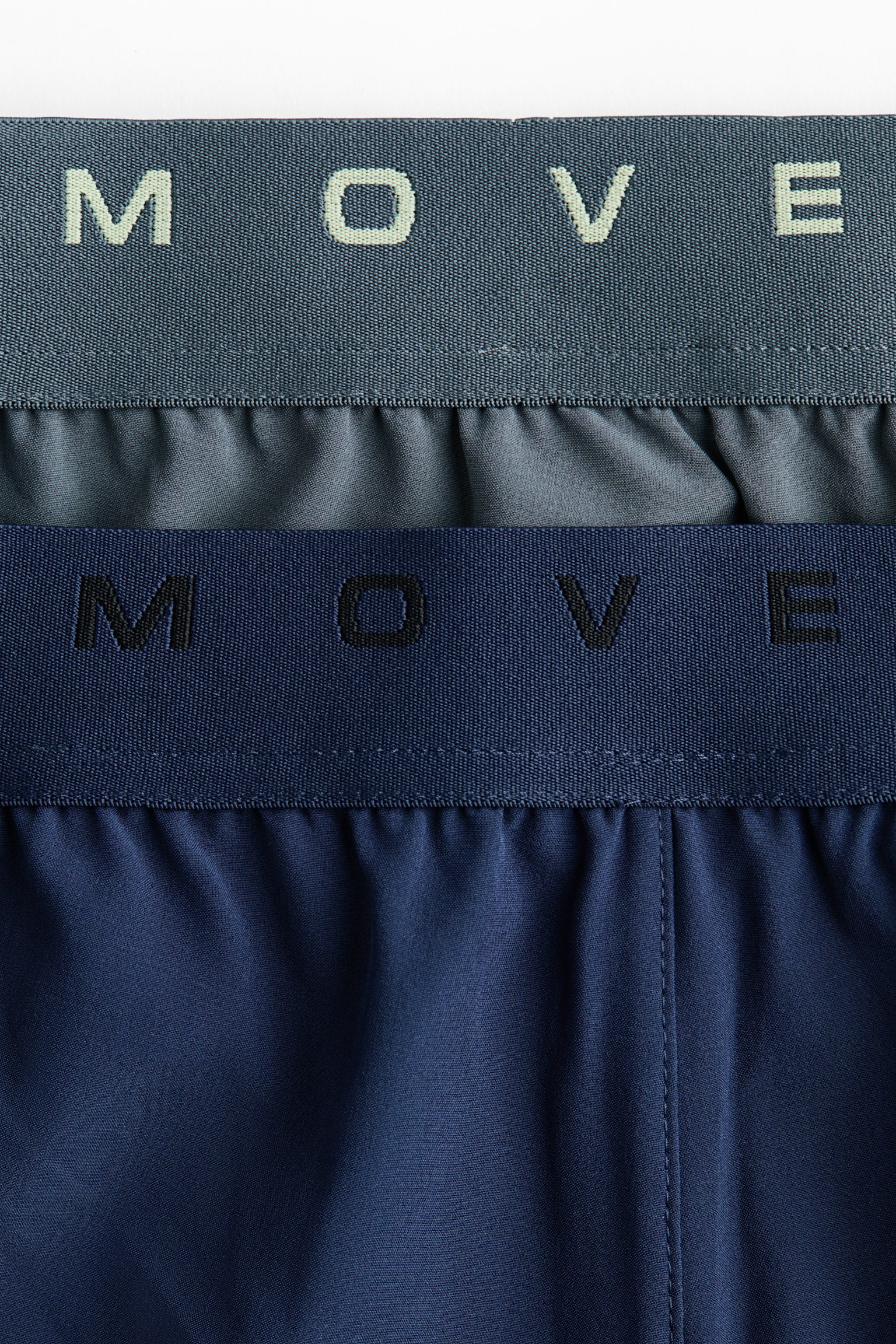 2-Pack Four-Way Stretch Shorts with DryMove™ - Dark blue/gray/Black - 3