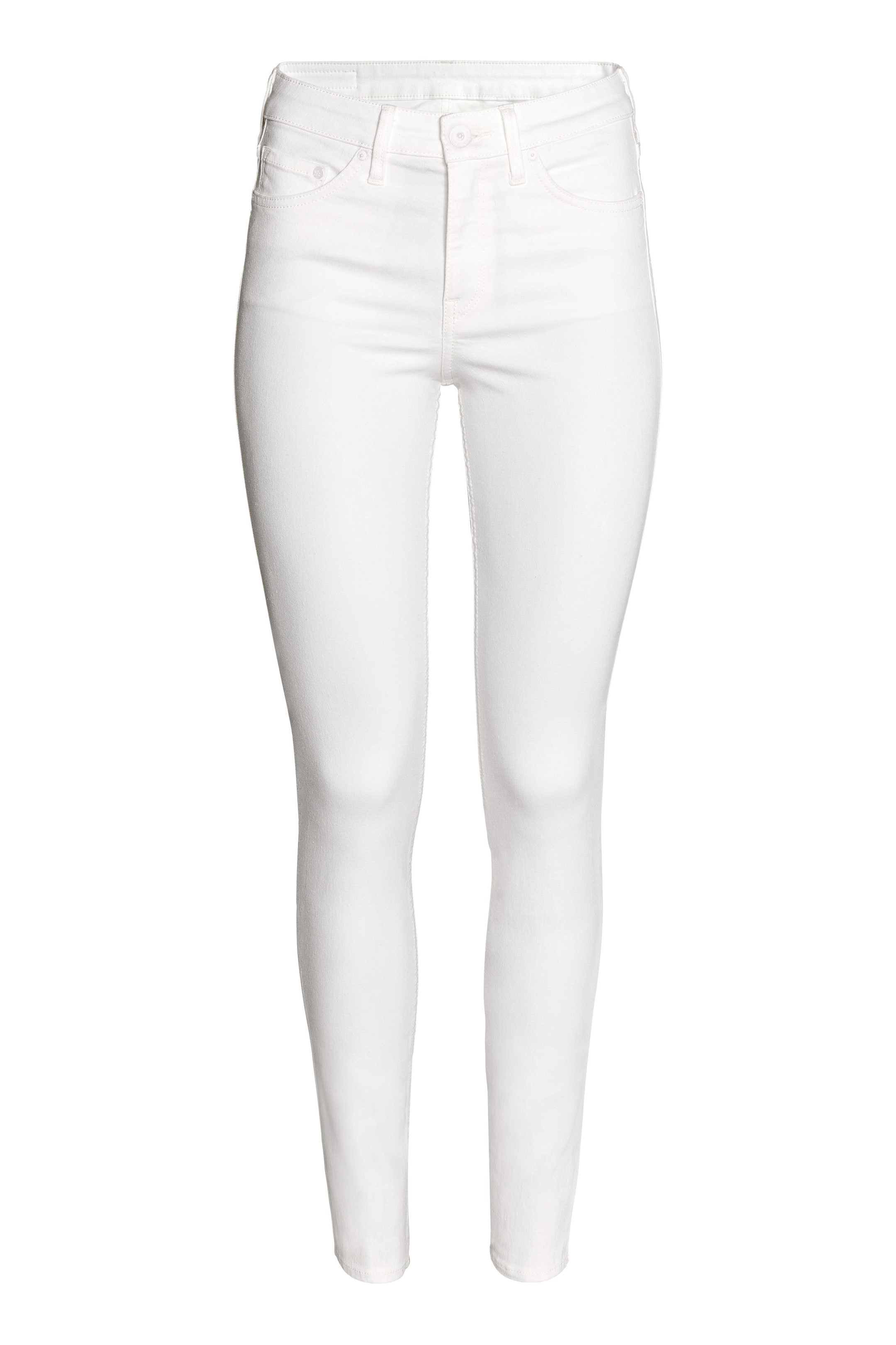 Ver imagen más grande: Skinny Regular Jeans - Denim blanco - MUJER | H&M ES 1