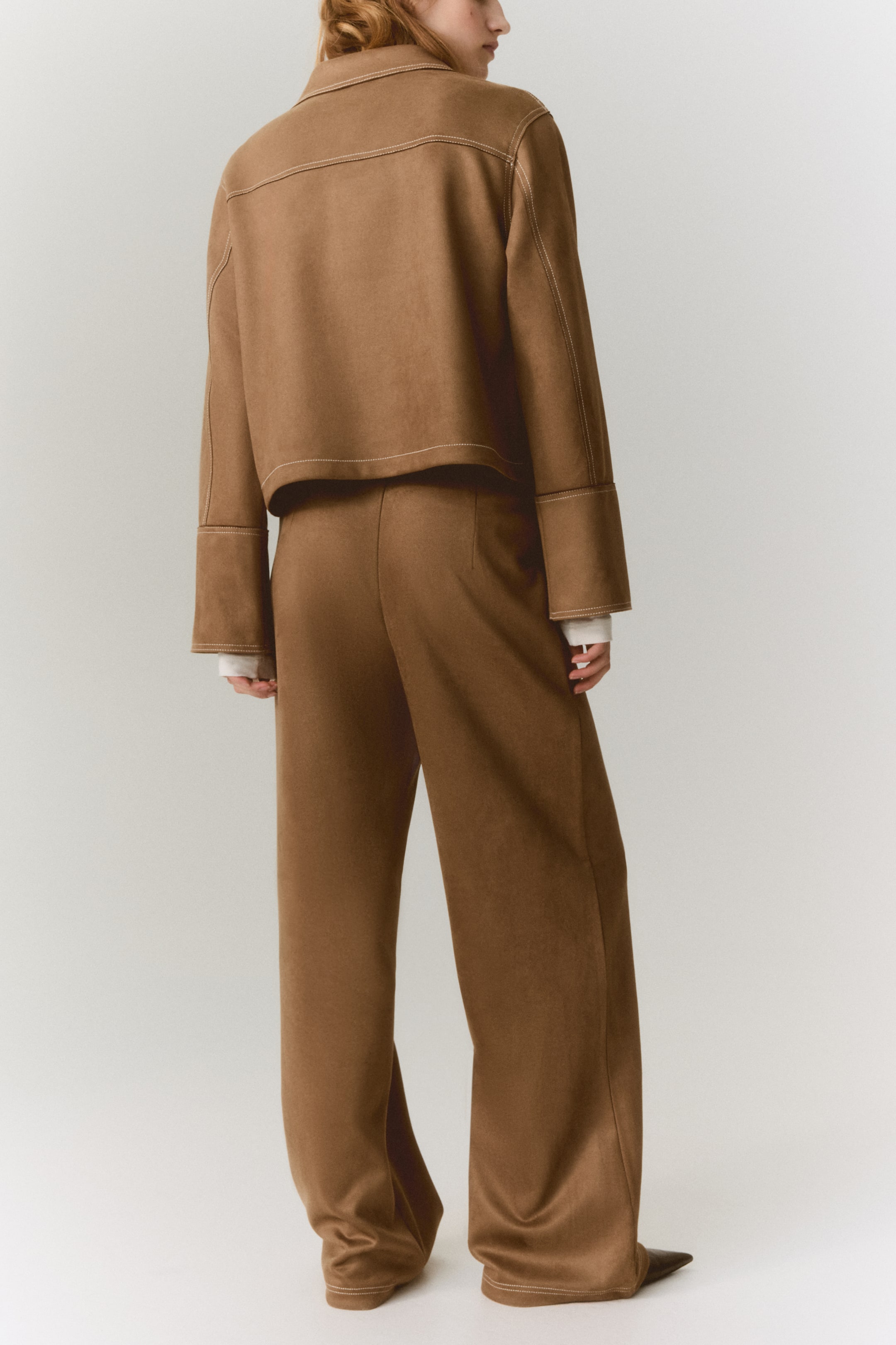 View larger image: Jersey trousers - Dark beige - Ladies | H&M IN 4
