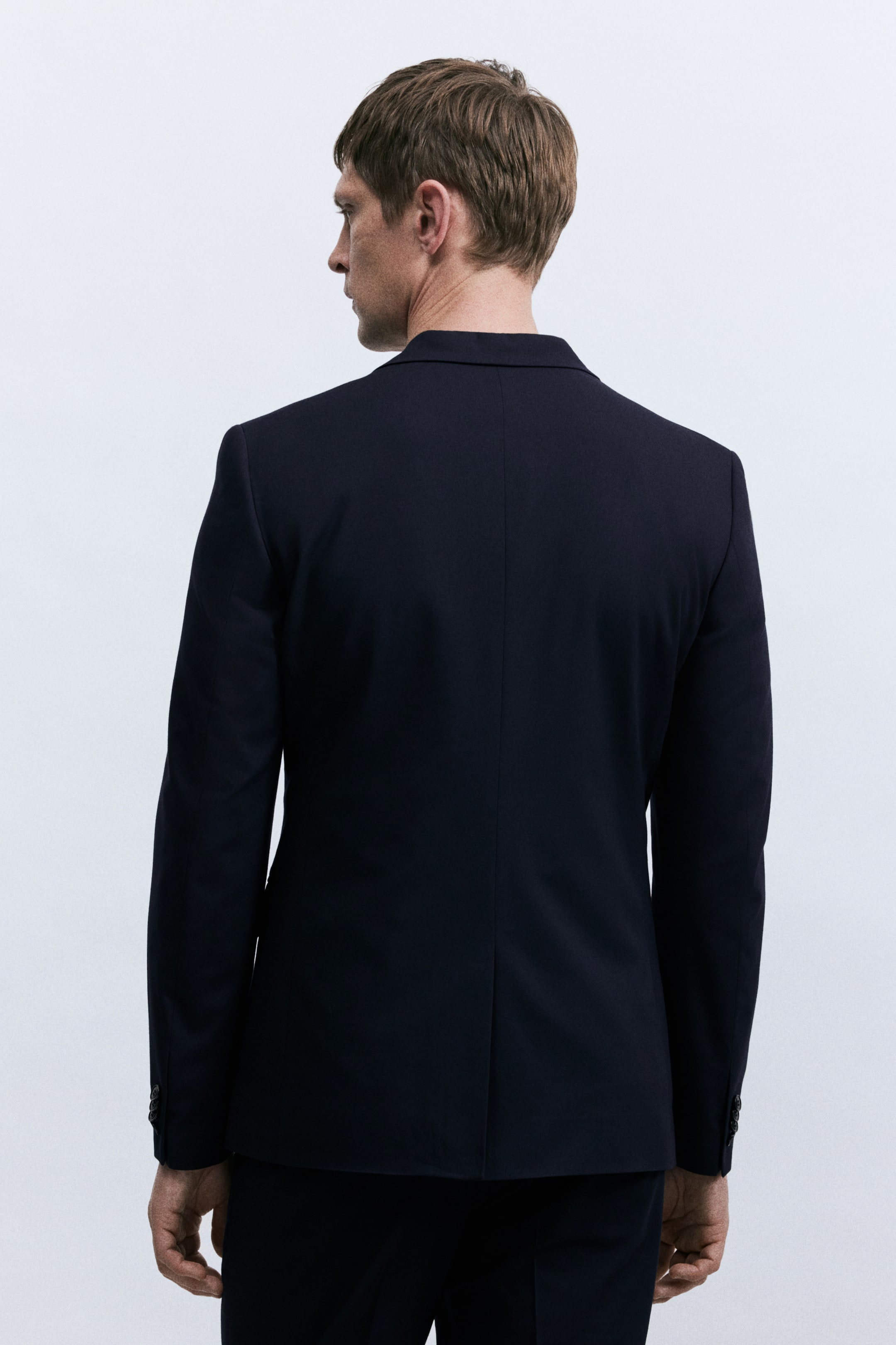 Slim Fit Single-Breasted Jacket