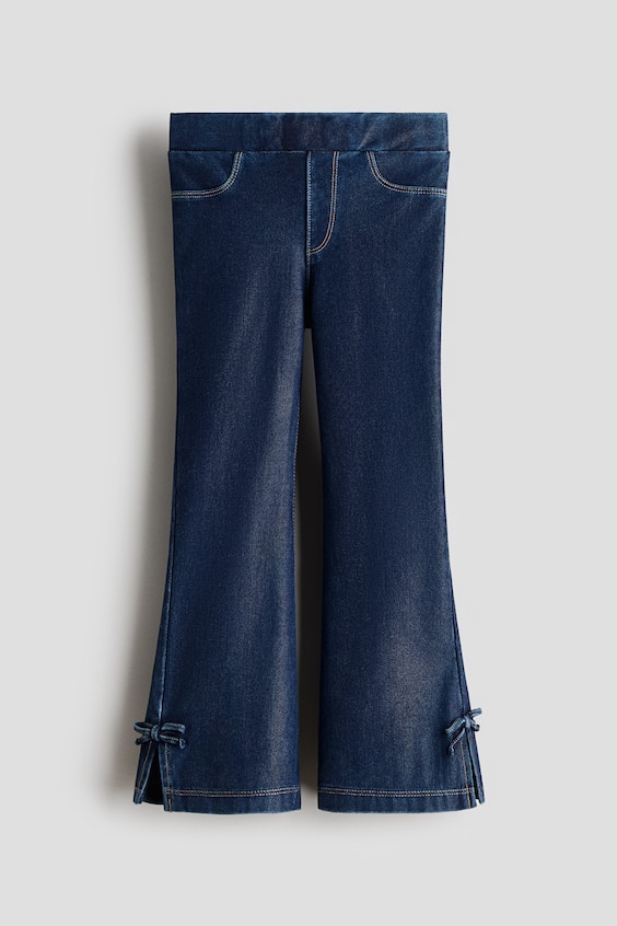 Детские джинсы H&M Denim-Look Flared Jeggings