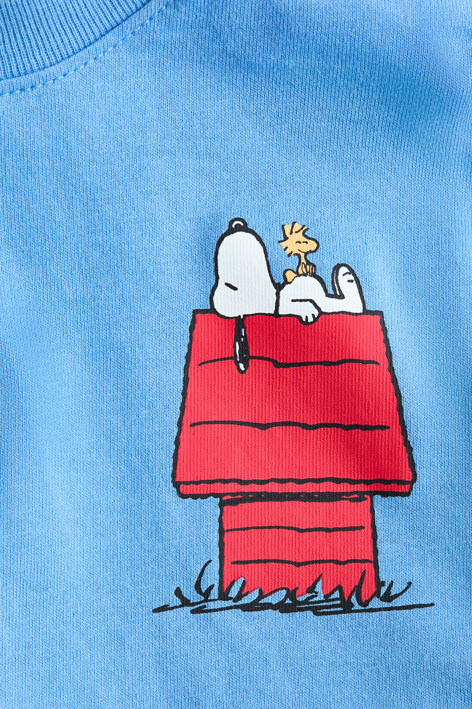 T-shirt imprimé en coton - Bleu clair/Snoopy/Marine/Superman/Vert menthe/Mickey/Blanc/Star Wars/Beige/Le Roi lion - 2