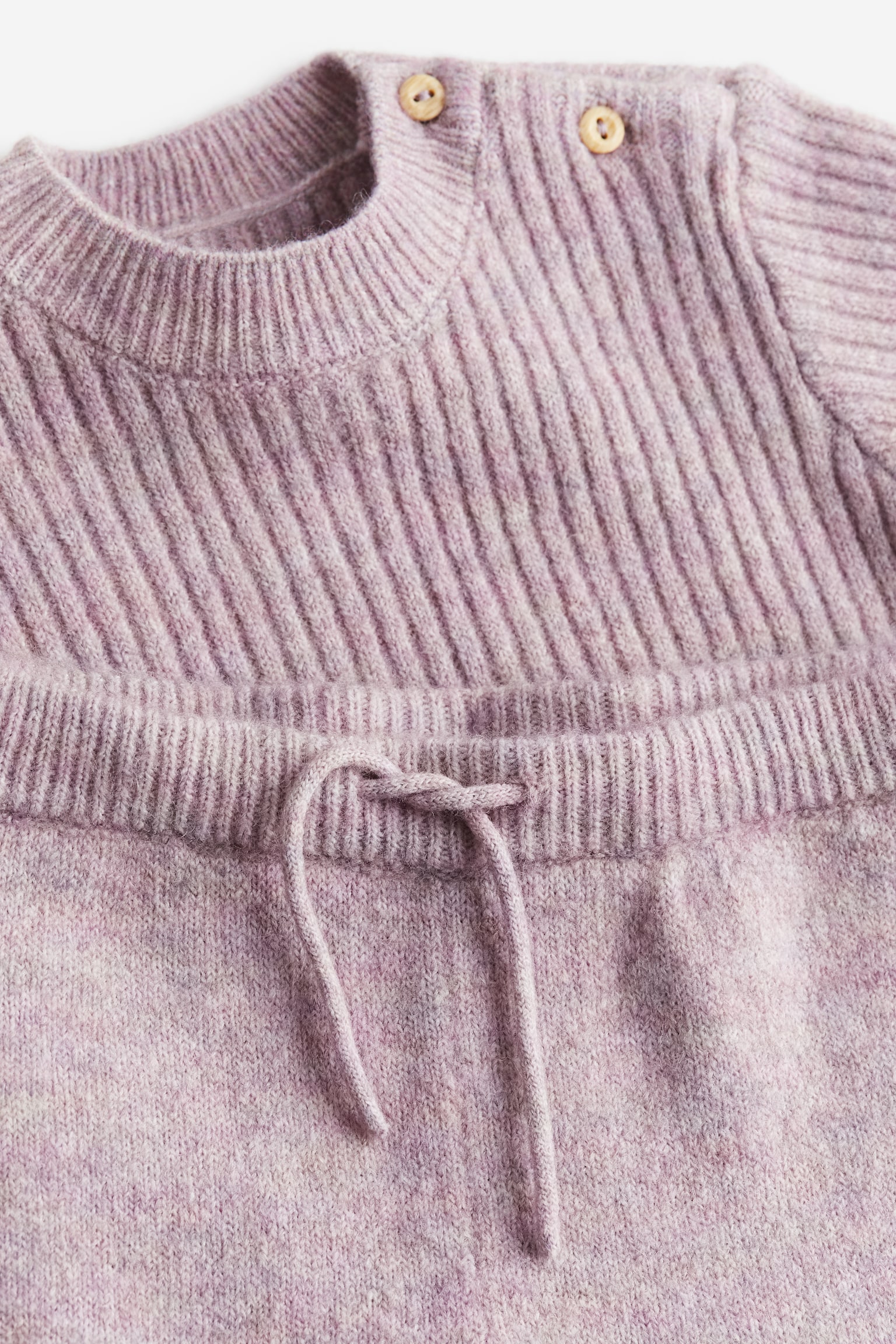 2-piece Knit Set - Dusty lilac - 2