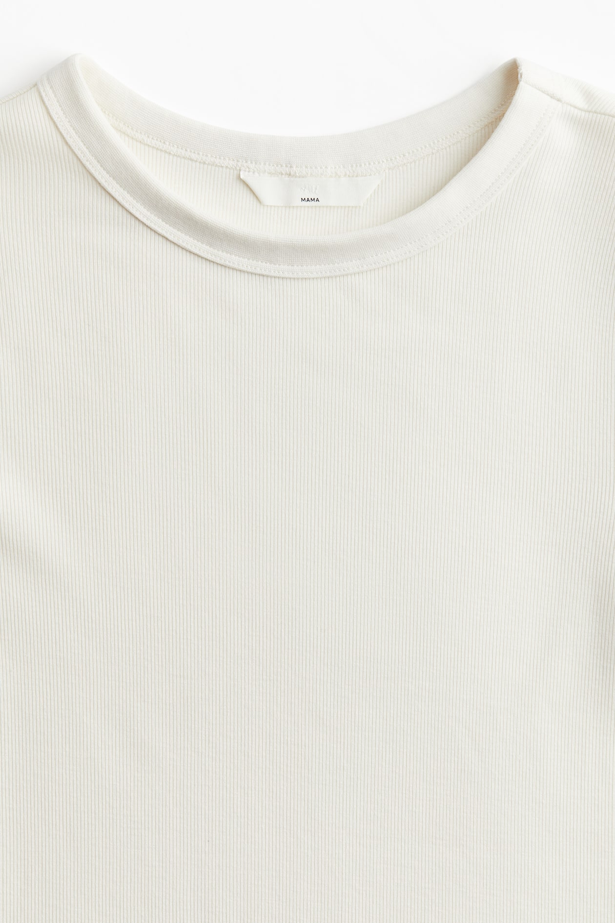 MAMA Ribbed Jersey Top - image 2